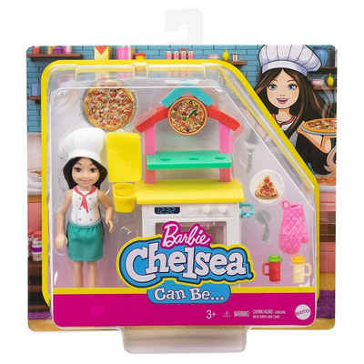 Mattel® Puppen Accessoires-Set Barbie GTN63 - Chelsea can be... - Spielset, Puppe mit Zubehör, Pizza