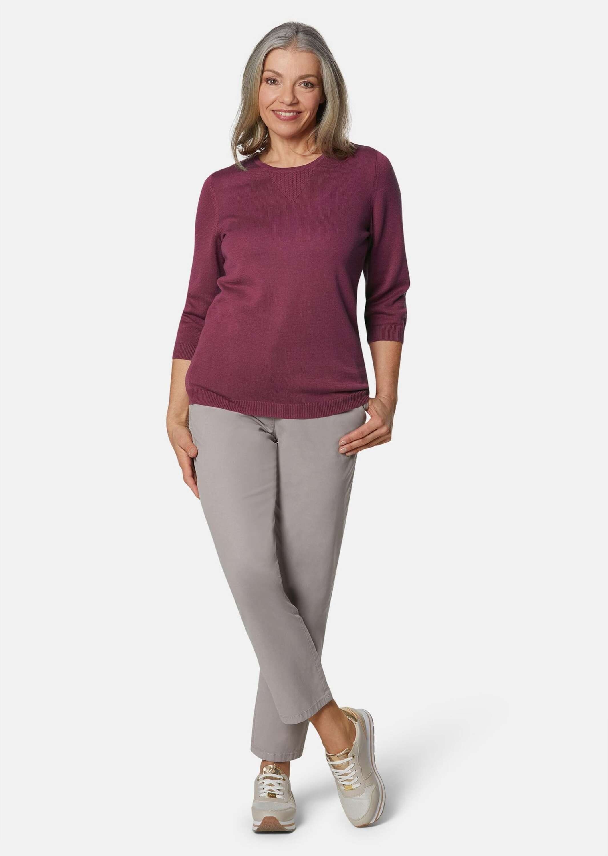 GOLDNER 3/4 Arm-Pullover Sommerlicher Strickpullover mit günstig online kaufen
