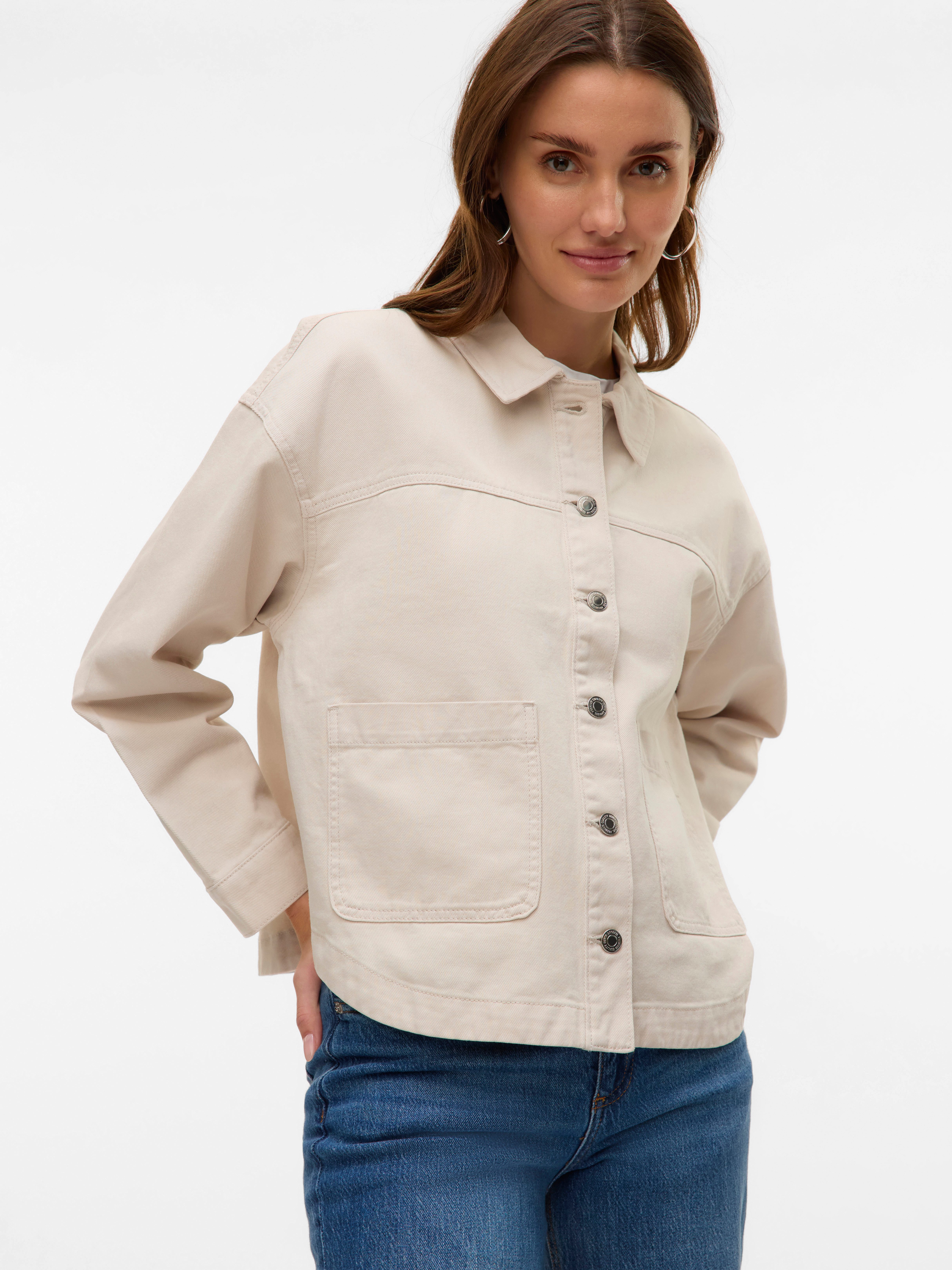 Jeansjacke VMJAMIE LS DENIM SHACKET MIX NOOS