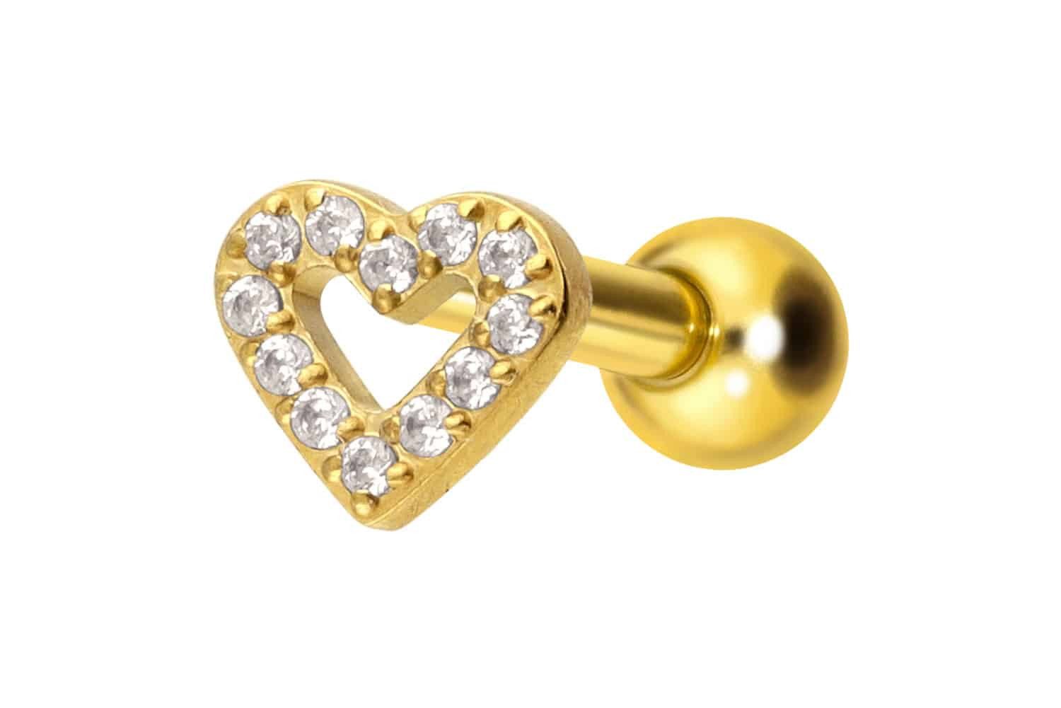 PIERCINGLINE Brustwarzenpiercing Titan Ohrpiercing mit Innengewinde günstig online kaufen