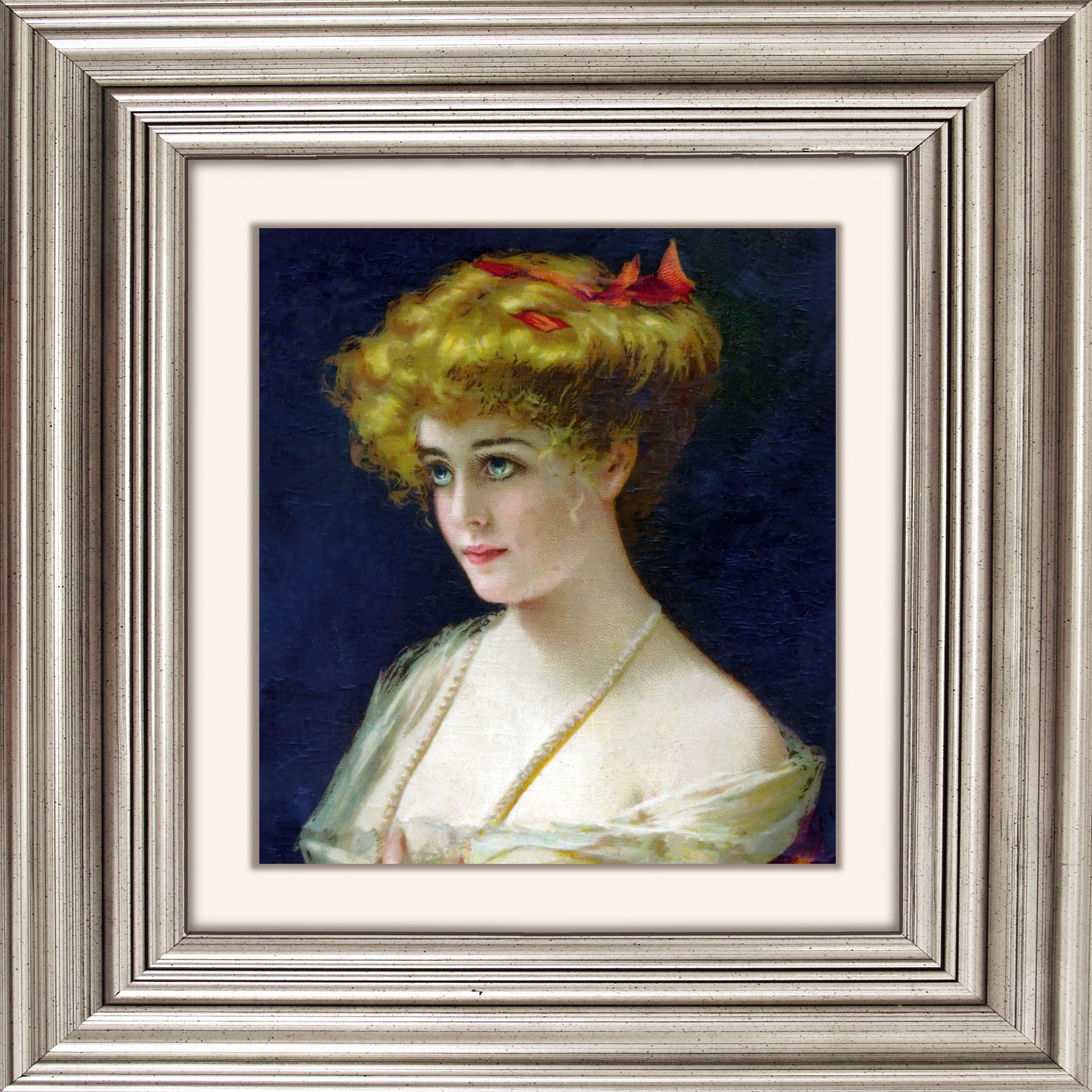 queence Acrylglasbild Frau I