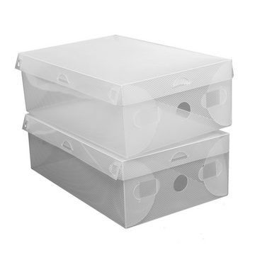 EBUY Schuhbox 20-teilige, stapelbare, durchsichtige Schuhkartons (20 St)