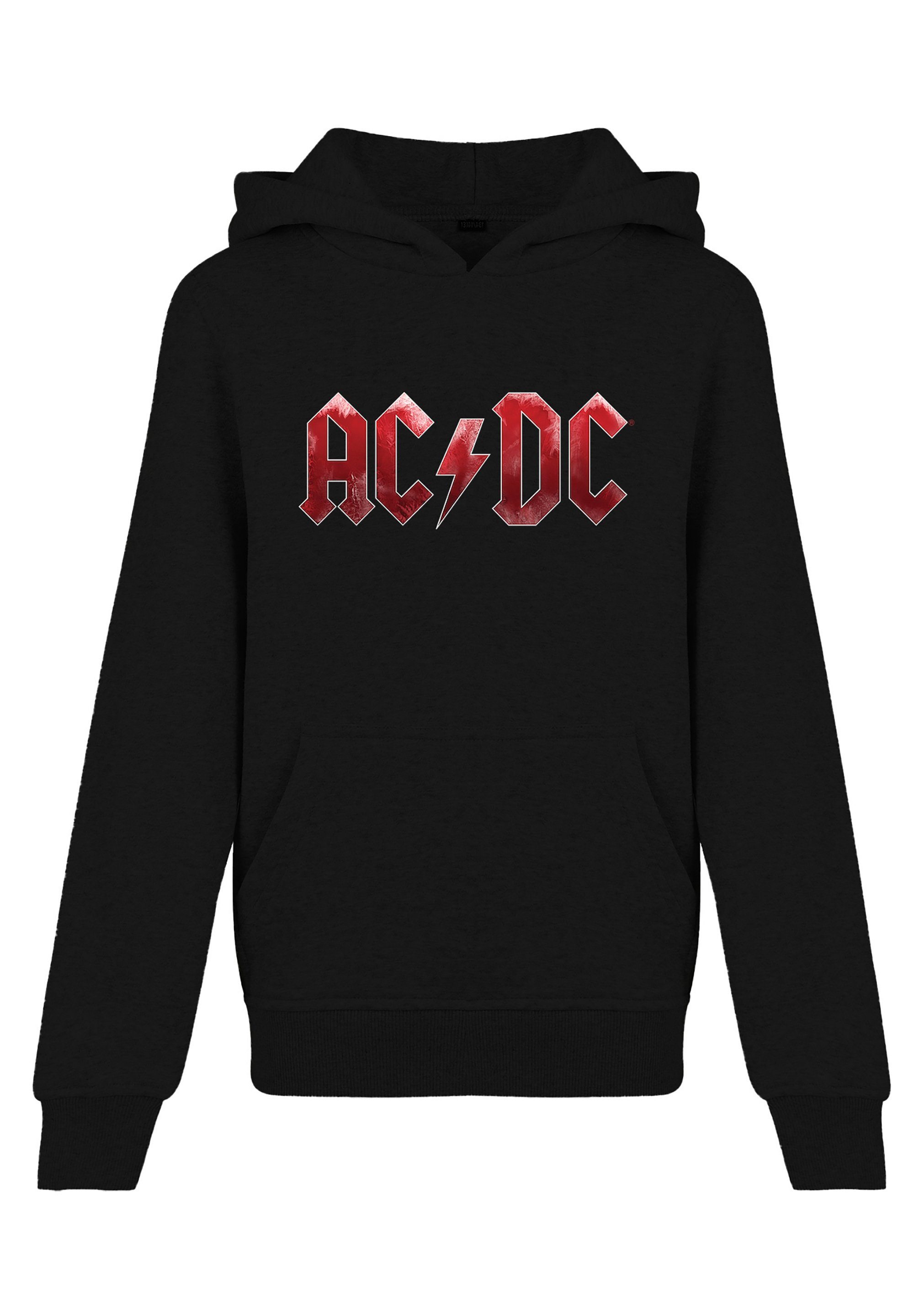 F4NT4STIC Kapuzenpullover ACDC Red Ice Logo für Kinder & Herren Print