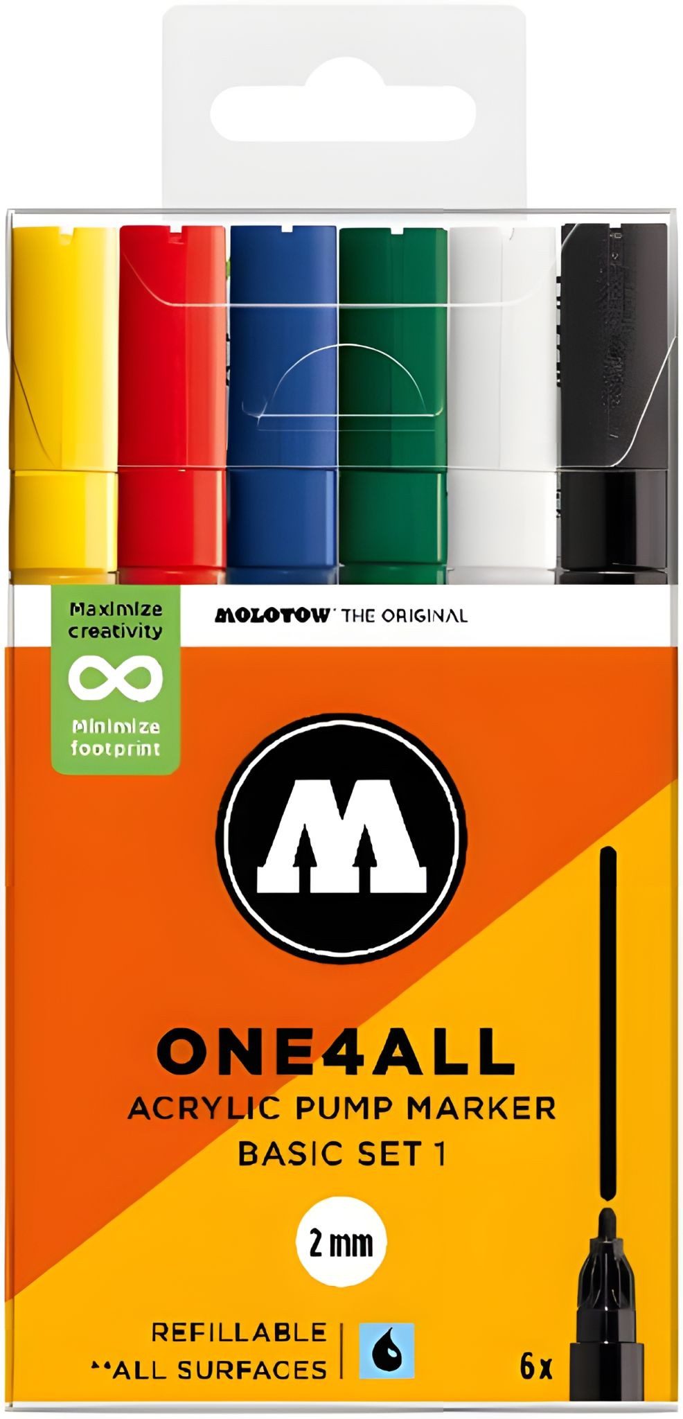 MOLOTOW Malstift Acrylmarker One4All 127HS Basic Set 1