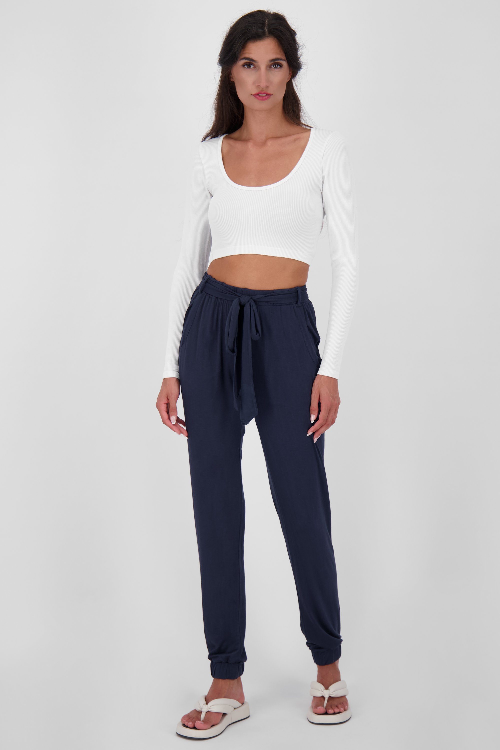 Alife & Kickin Stoffhose AliceAK Freizeithose Pants marine A Damen