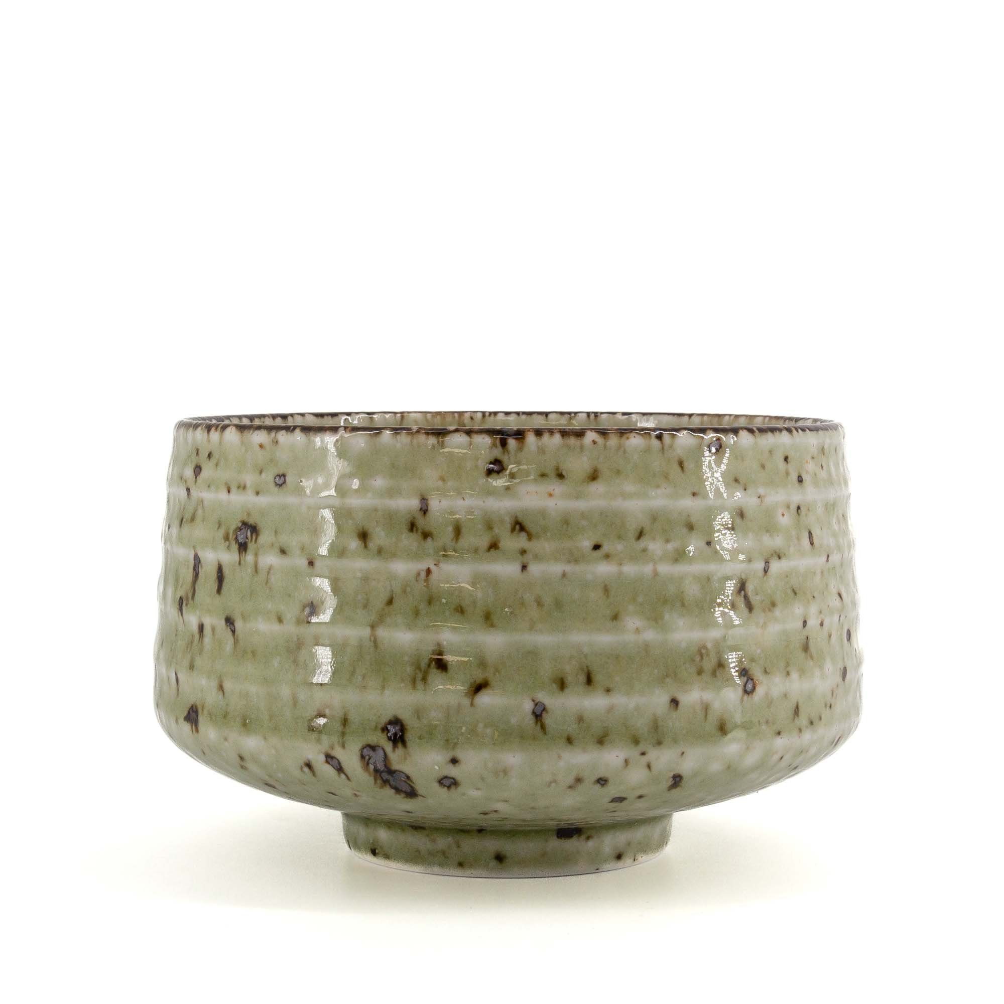 teayumi Schale AKAE Chawan Matcha-Schale 420 ml Weiß Beige