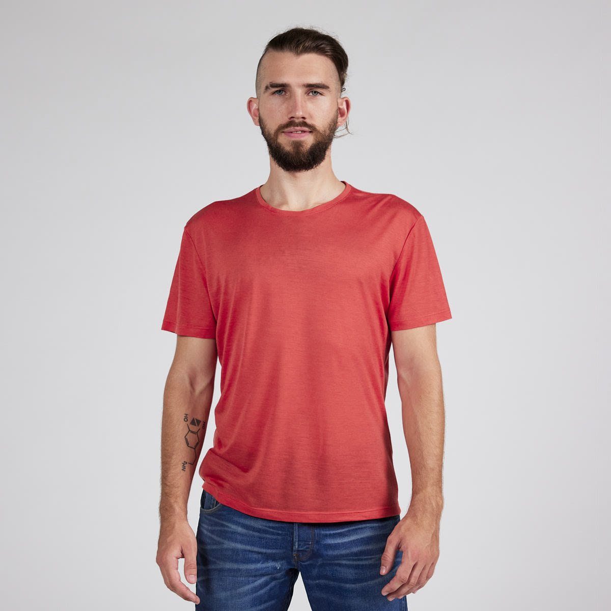 Ein schöner Ein Fleck T-Shirt Alle Schöner Fleck Über Erde Berge Merino M Ahornrot Erde