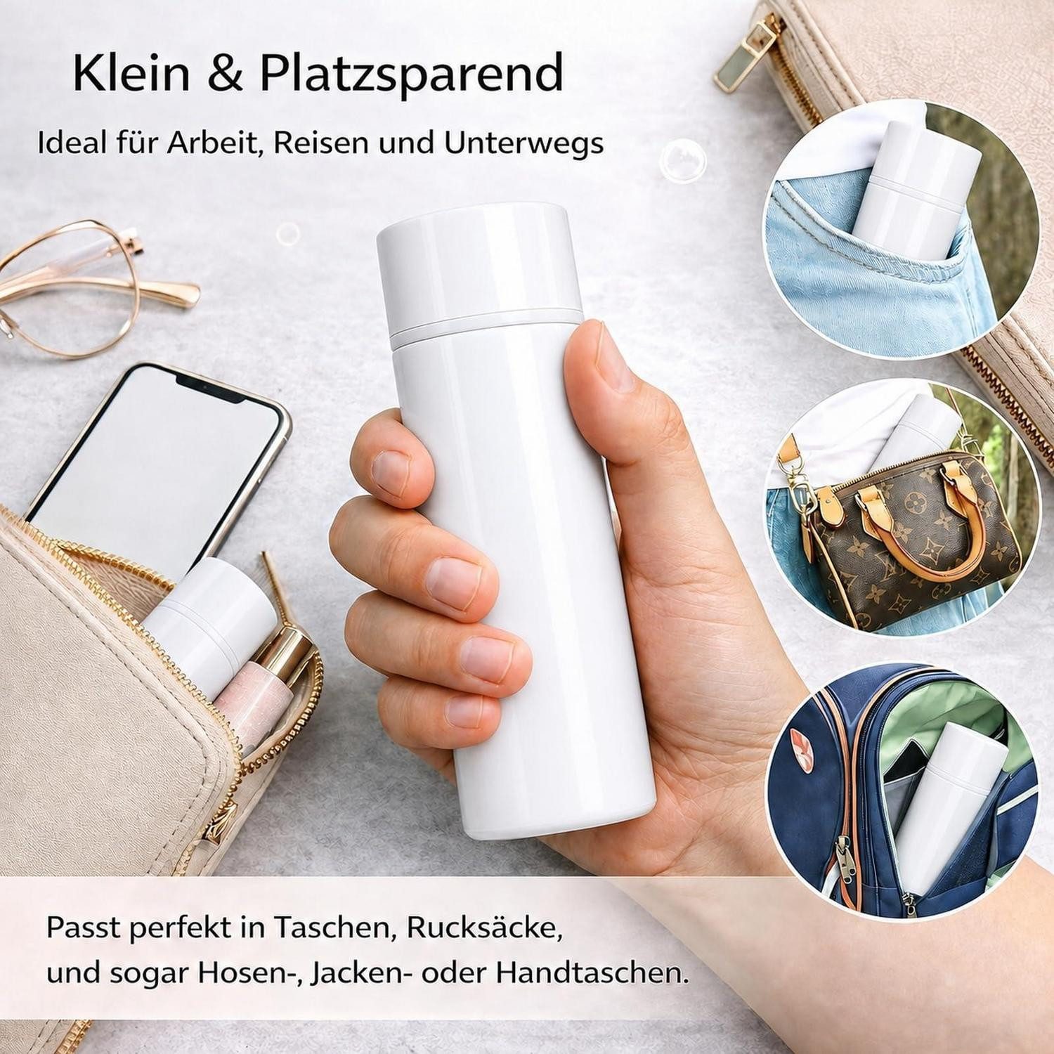 LuxusKollektion Thermoflasche Mini Thermosflasche 150ml