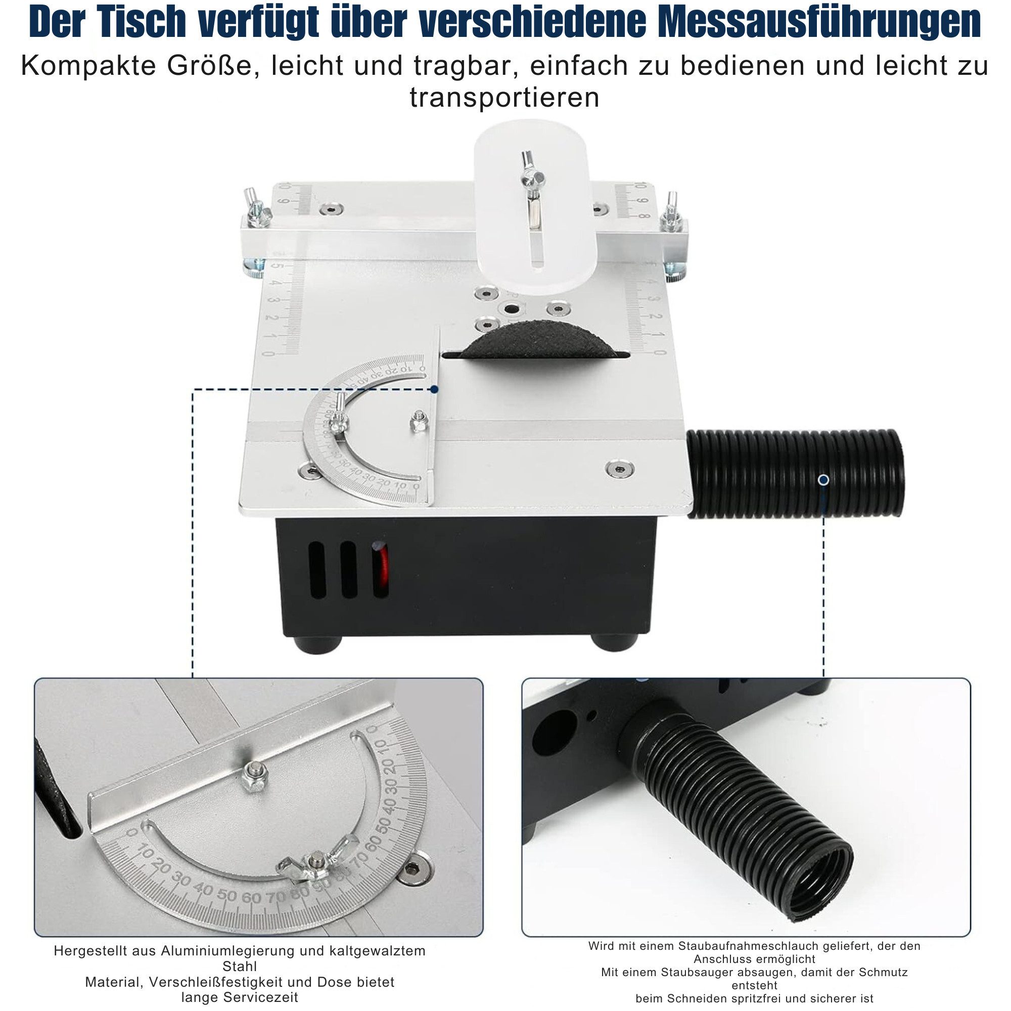 Vivitar Tischkreissäge Tragbare elektrische Minisäge, kompakt günstig online kaufen