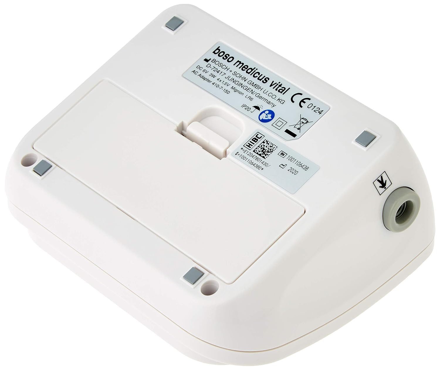 boso Oberarm-Blutdruckmessgerät boso medicus vital, Bewegungssensor zur Vermeidung von Fehlmessungen, Herzrhythmusstörungen Erkennung, Intelligente Aufpumpautomatik