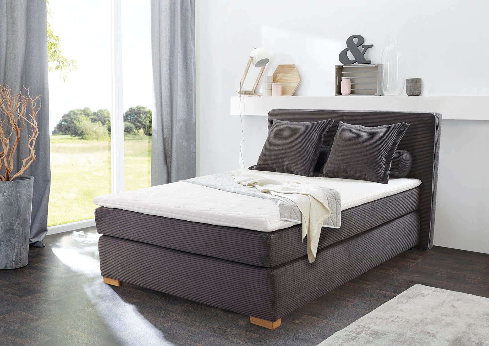 Jockenhöfer Gruppe Boxspringbett Romy erhältlich in 140 & 180cm Breite, Cor günstig online kaufen