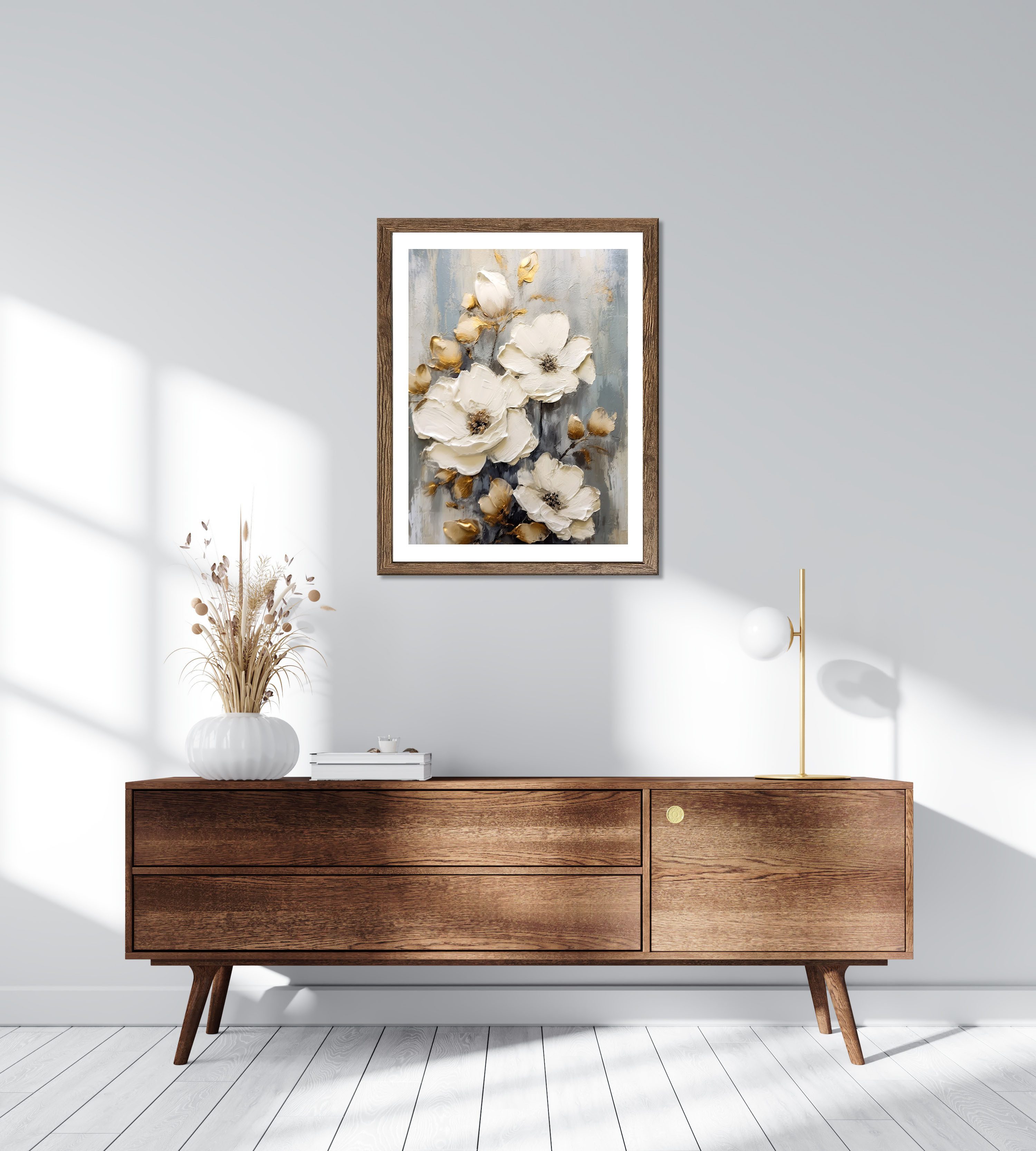 Bönninghoff Bild mit Rahmen, Blumen, Blumenbilder, Gemälde, Kunst, Pflanzen (1 St)