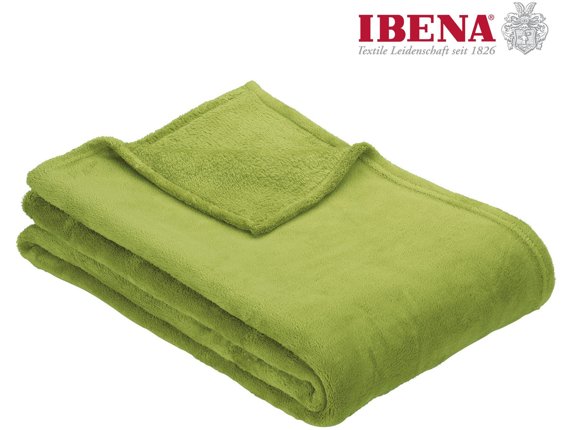 Wohndecke Uni Fleecedecke Olbia, IBENA, einfarbig günstig online kaufen