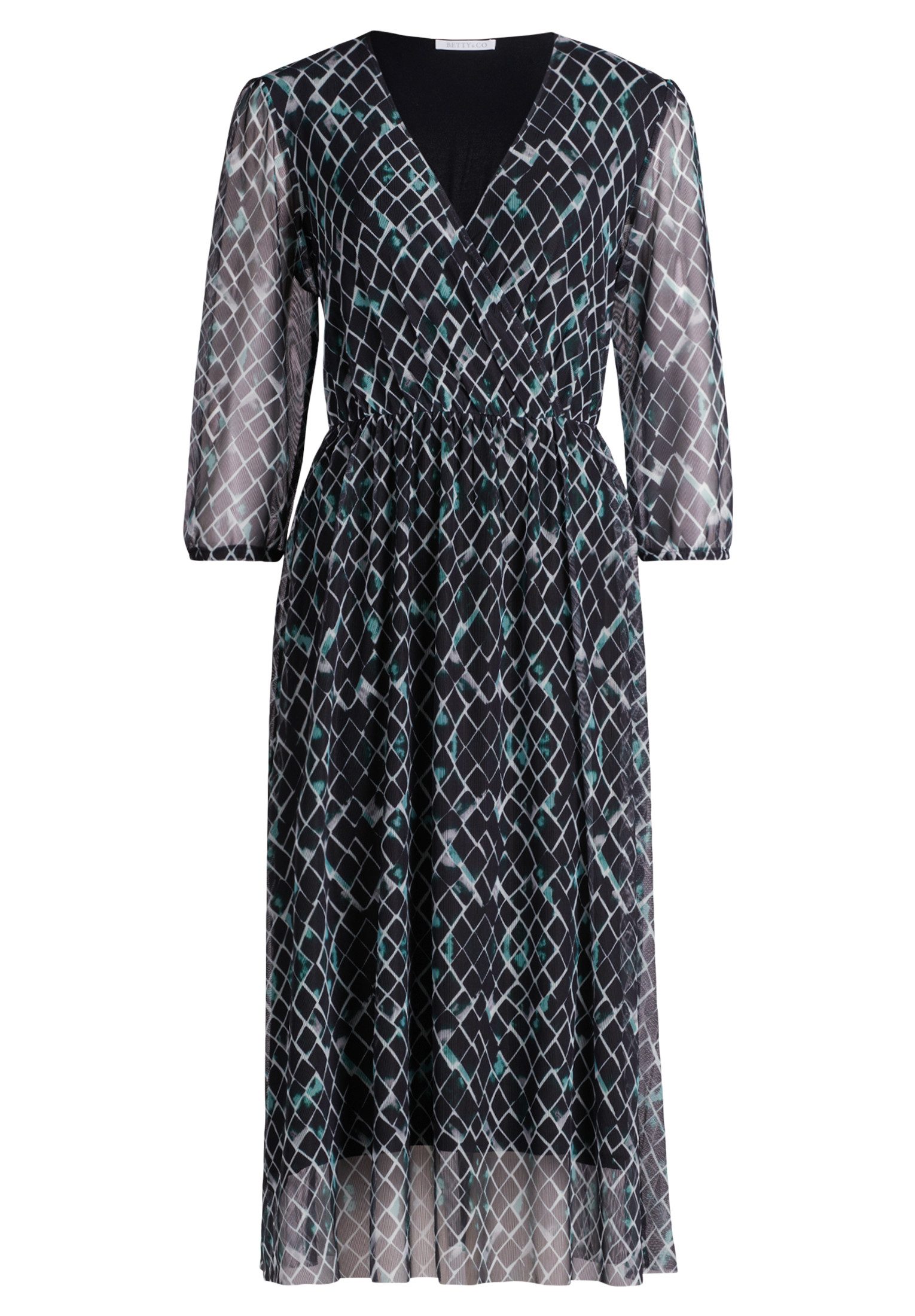 Betty&Co Meshkleid Damen Mesh-Kleid mit Print günstig online kaufen