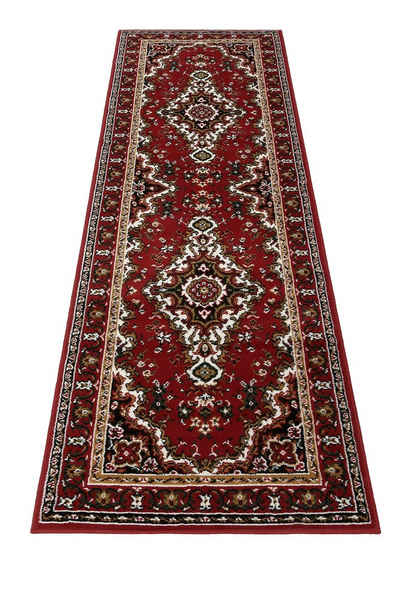 Läufer Oriental, Home affaire, rechteckig, Höhe: 7 mm, Läufer, Brücke, Kurzflor, Orient-Optik, mit Bordüre, gewebt