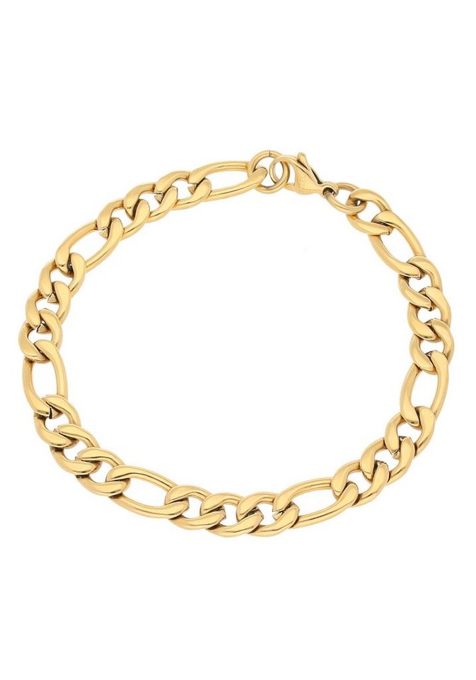 Firetti Edelstahlarmband Schmuck Geschenk Figarokettengliederung, 8,0 mm breit