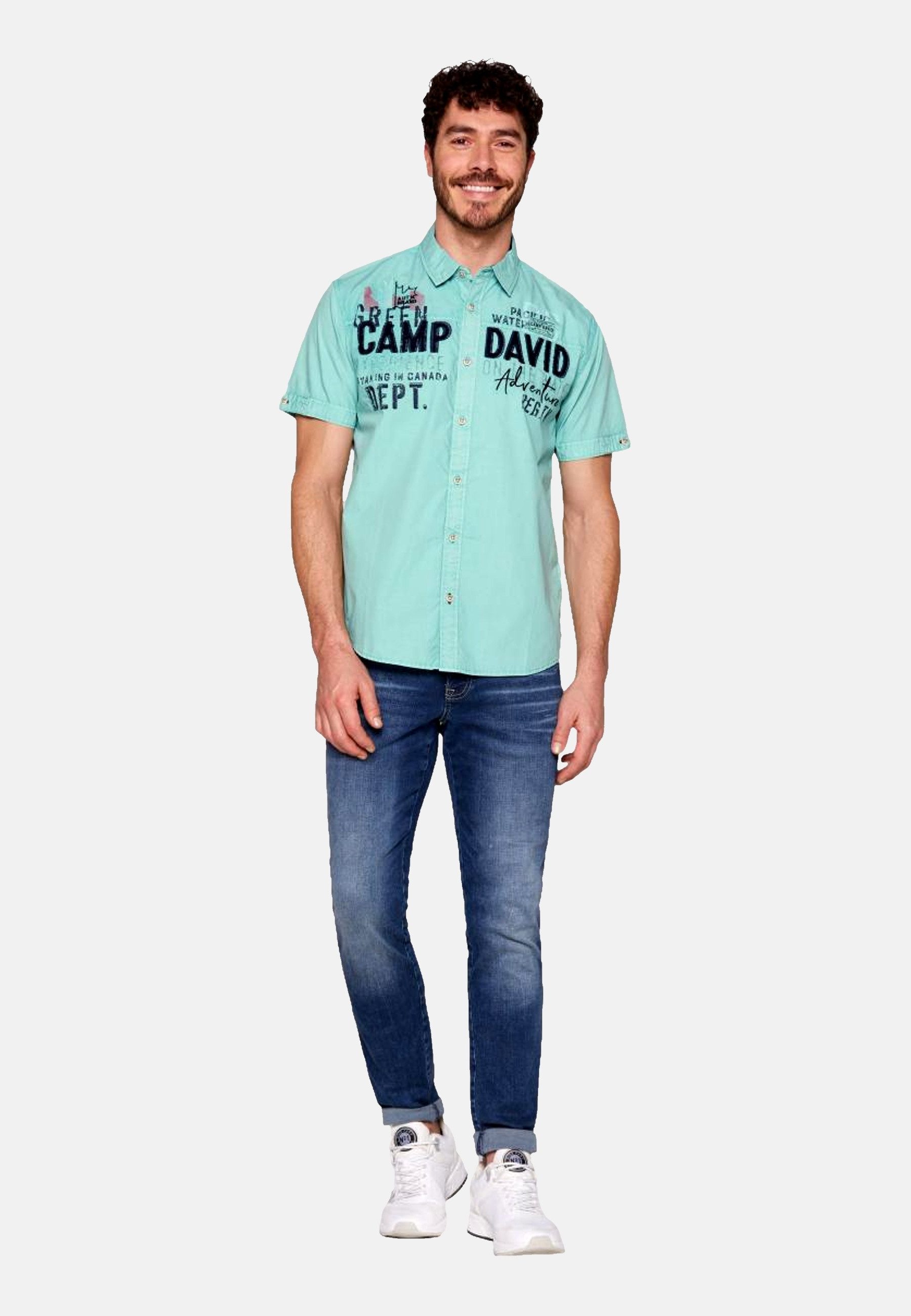 CAMP DAVID Kurzarmhemd Hemd Kurzarmhemd (1-tlg) günstig online kaufen