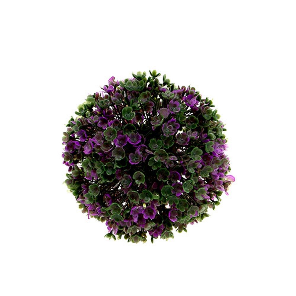Künstliche Zimmerpflanze Mini Lila Deko-Kugel Ø10cm günstig online kaufen