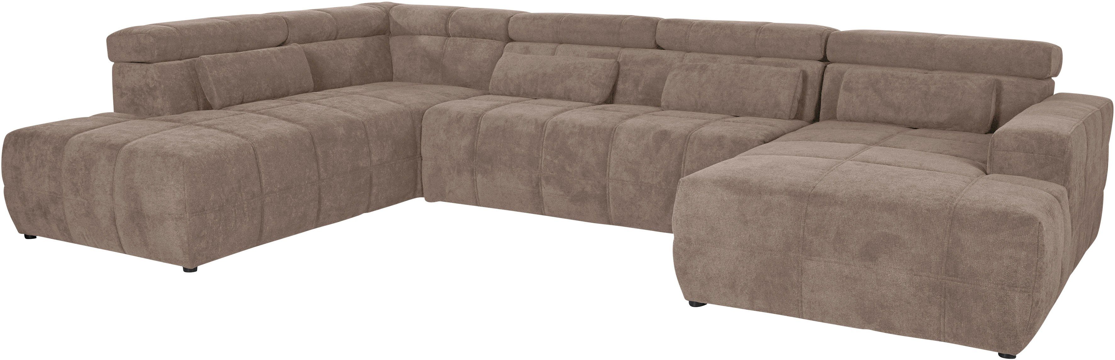 DOMO collection Wohnlandschaft "Brandon, whlw. mit Sitztiefenverstellung, i günstig online kaufen