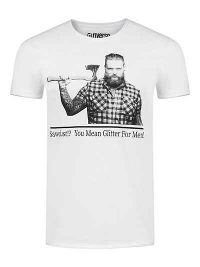 riverso T-Shirt Herren Fotoprintshirt RIVHarald Regular Fit (1-tlg) Kurzarm Tee Shirt mit Rundhalsausschnitt aus 100% Baumwolle