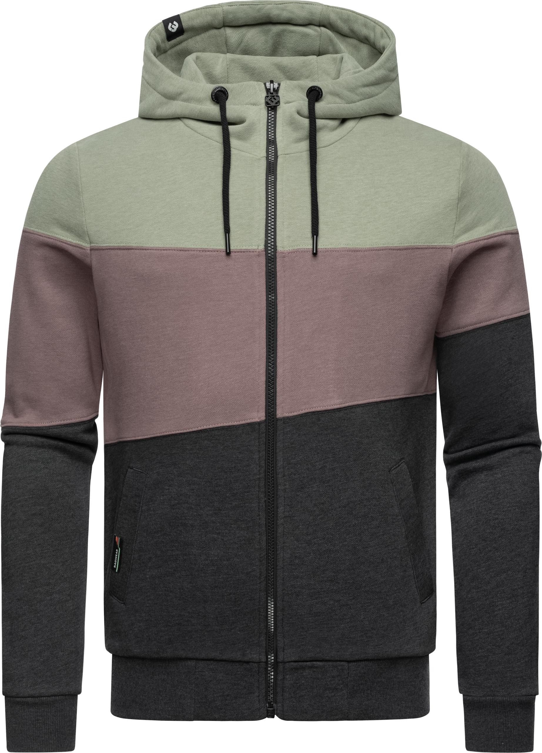 Ragwear Kapuzensweatjacke Trien Herren Basic Sweatjacke mit Kapuze