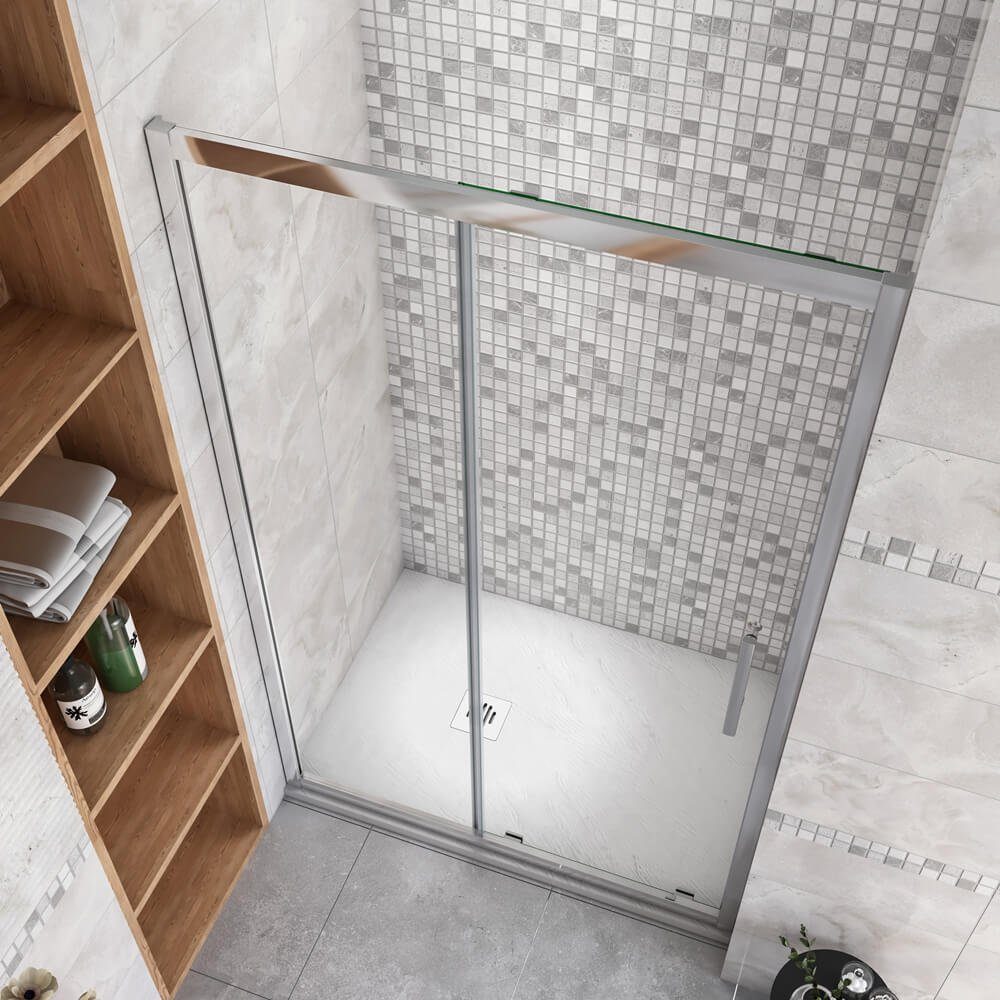 duschspa Dusch-Schiebetür 8mm Nano Glas Schiebetür Nischentür Glastür Dusch günstig online kaufen