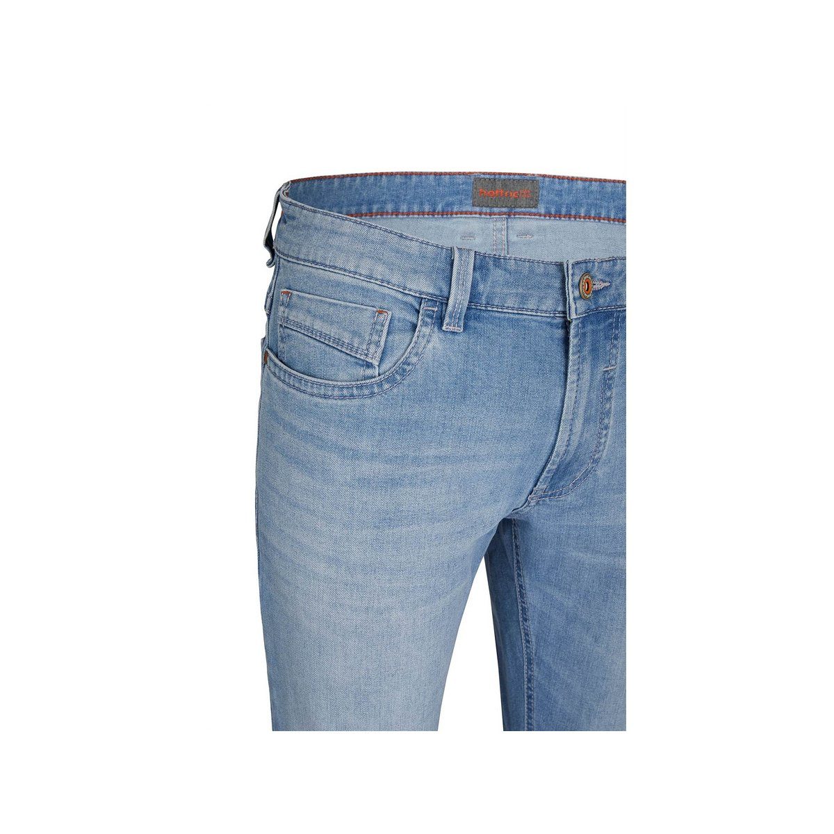 5-Pocket-Jeans bleached Hattric weiß (1-tlg)