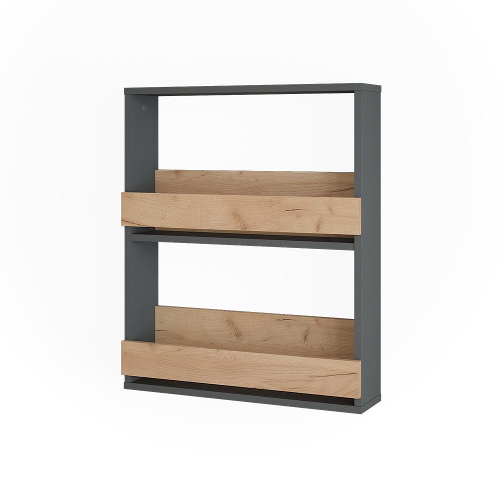 Vicco Weinregal Repose, Goldkraft Eiche/Anthrazit, 60 günstig online kaufen