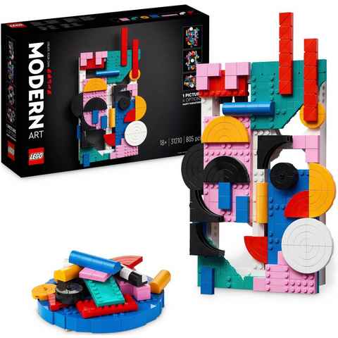 LEGO® Konstruktionsspielsteine Moderne Kunst (31210), LEGO® ART, (805 St), Made in Europe