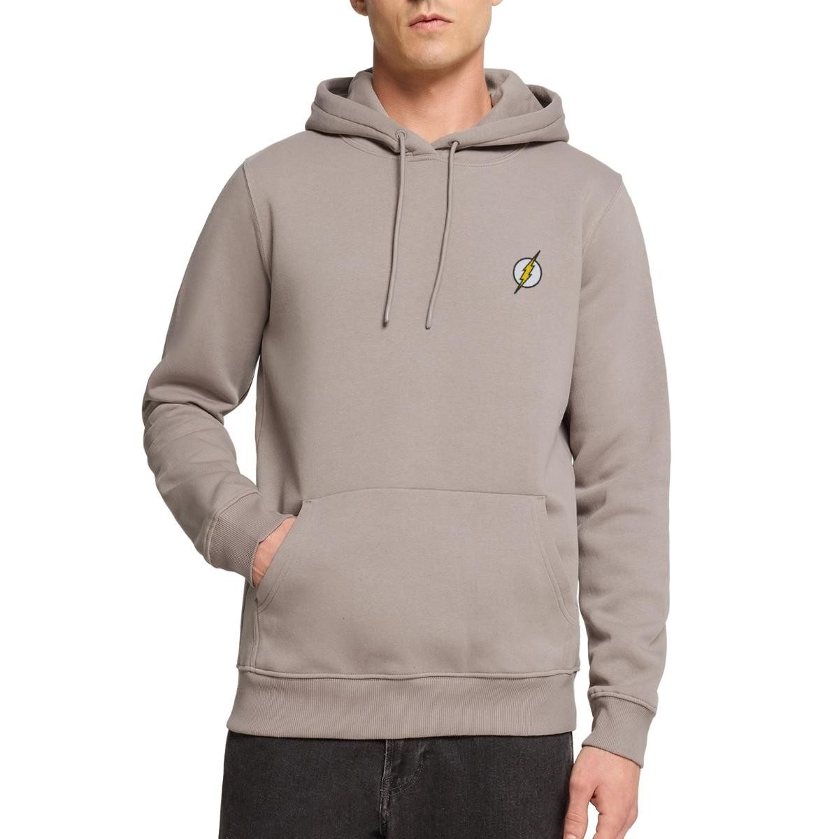 Spreadshirt Hoodie The Flash Blitz-Symbol Als Stickmotiv Herren Premium Hoodie (1-tlg)