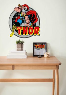 Komar Wandtattoo Thor Comic Classic (1 St), 50x70 cm (Breite x Höhe), selbstklebendes Wandtattoo