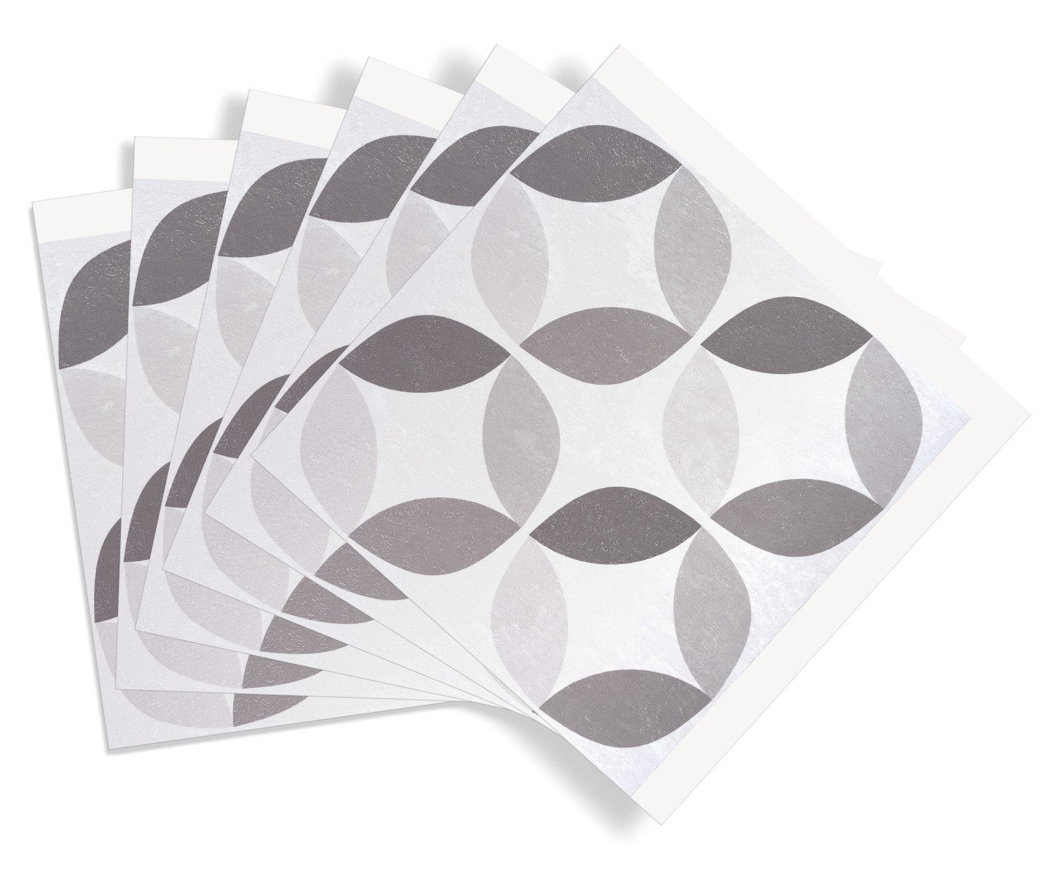 d-c-fix Wandfliese Self-adhesive Wall Tiles Geometric Style, 30,5x30,5, grey