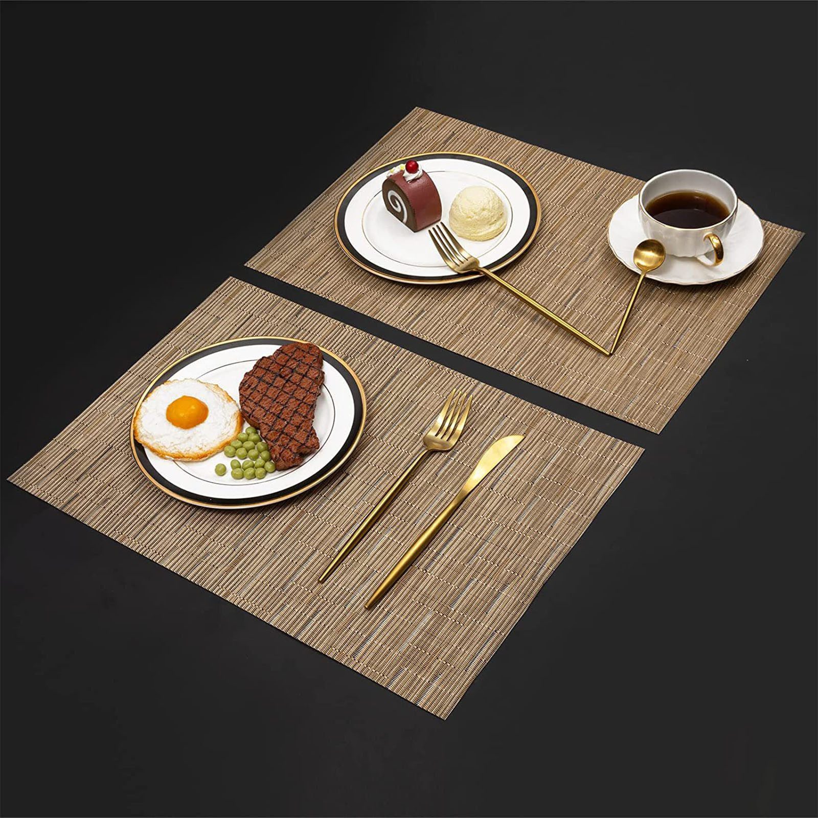 MODFU Platzset 6er Tischset Platz-Matten Platzdeckchen günstig online kaufen
