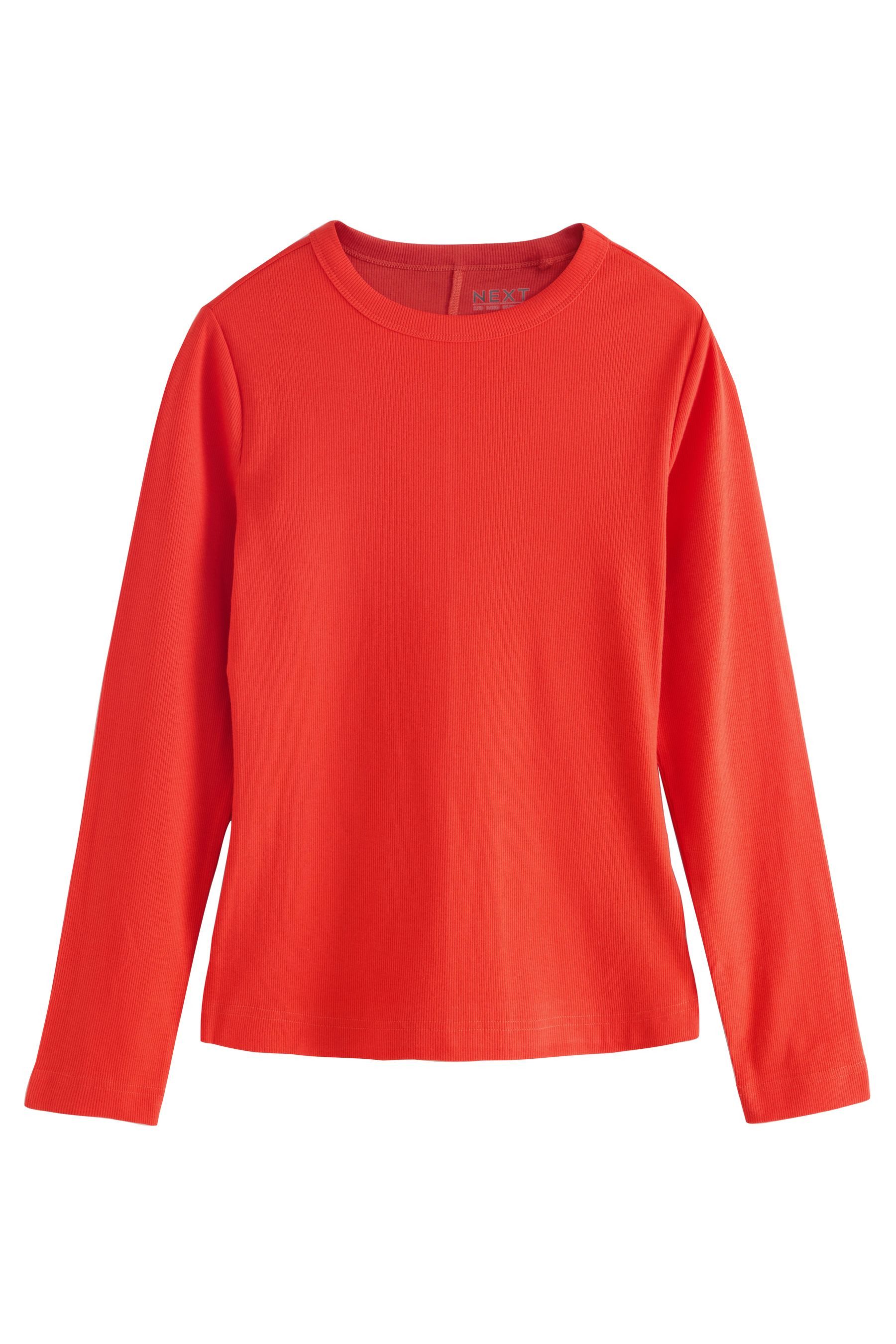 Next T-Shirt Gerippte Langarmshirts, 5er-Pack (5-tlg) günstig online kaufen