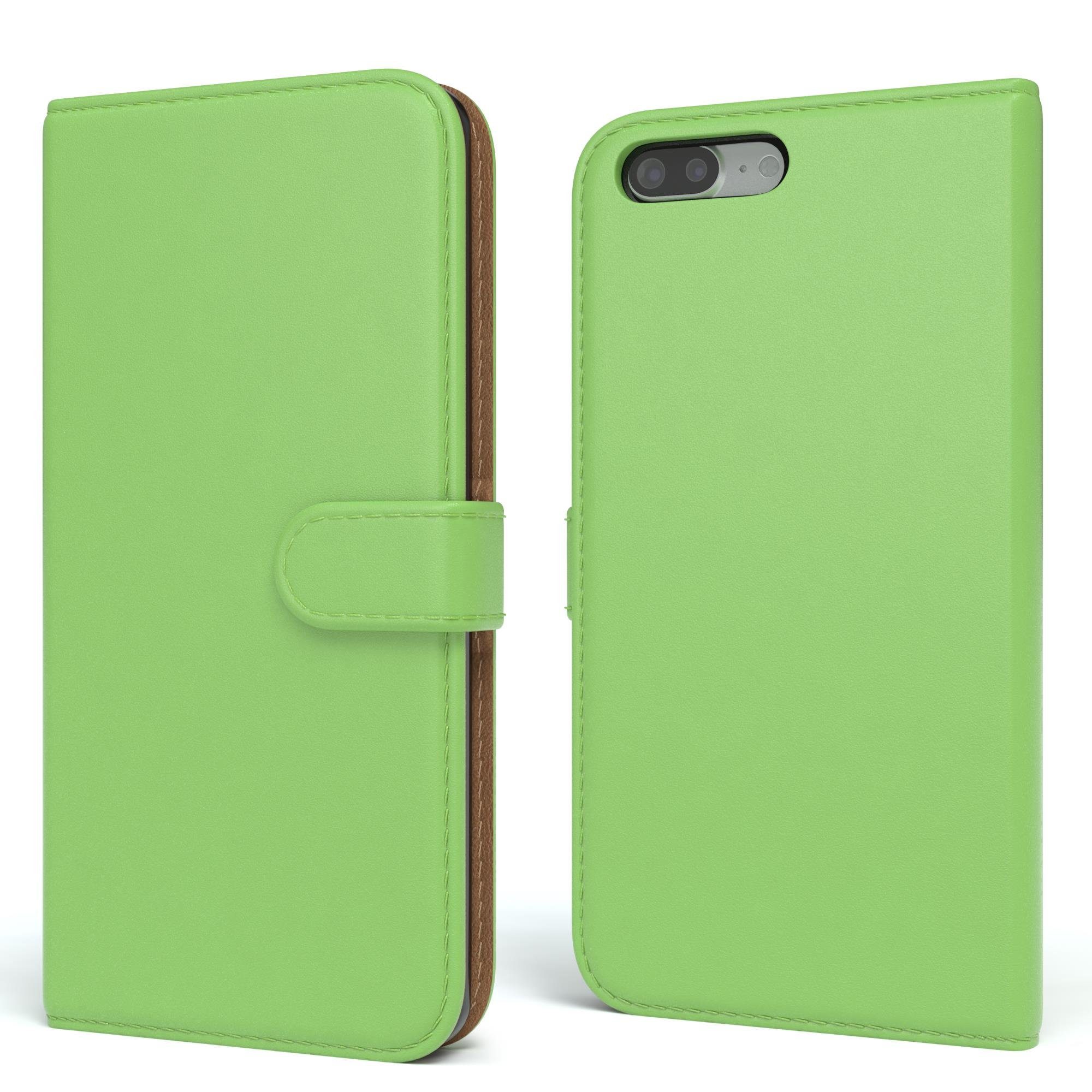 EAZY CASE Handyhülle Bookstyle Farbig für iPhone 8 Plus / iPhone 7 Plus, Schutzhülle mit Standfunktion Kartenfach Handytasche aufklappbar Etui