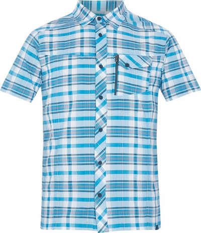 McKinley Herren Freizeithemd Outdoor Langarm Hemd Selia blau kariert 