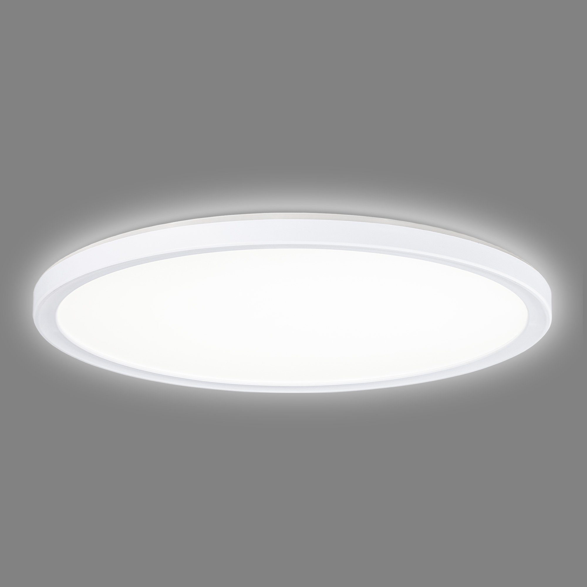 Navaris LED Deckenleuchte, integriert, fest - mit Deckenleuchte flach dimmbar Hintergrundbeleuchtung - LED LED ultra