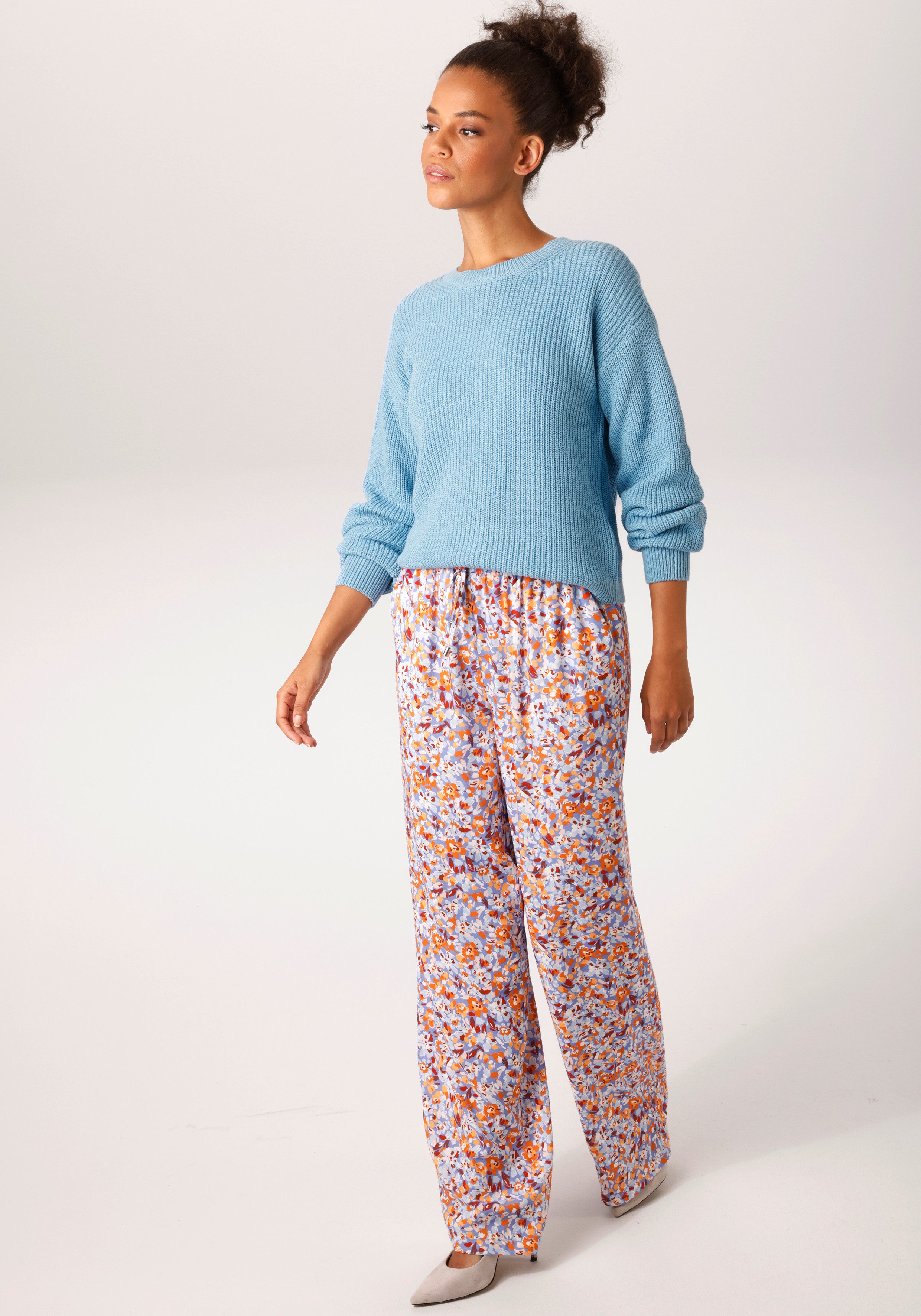 Aniston CASUAL Strickpullover in trendiger Farbpalette