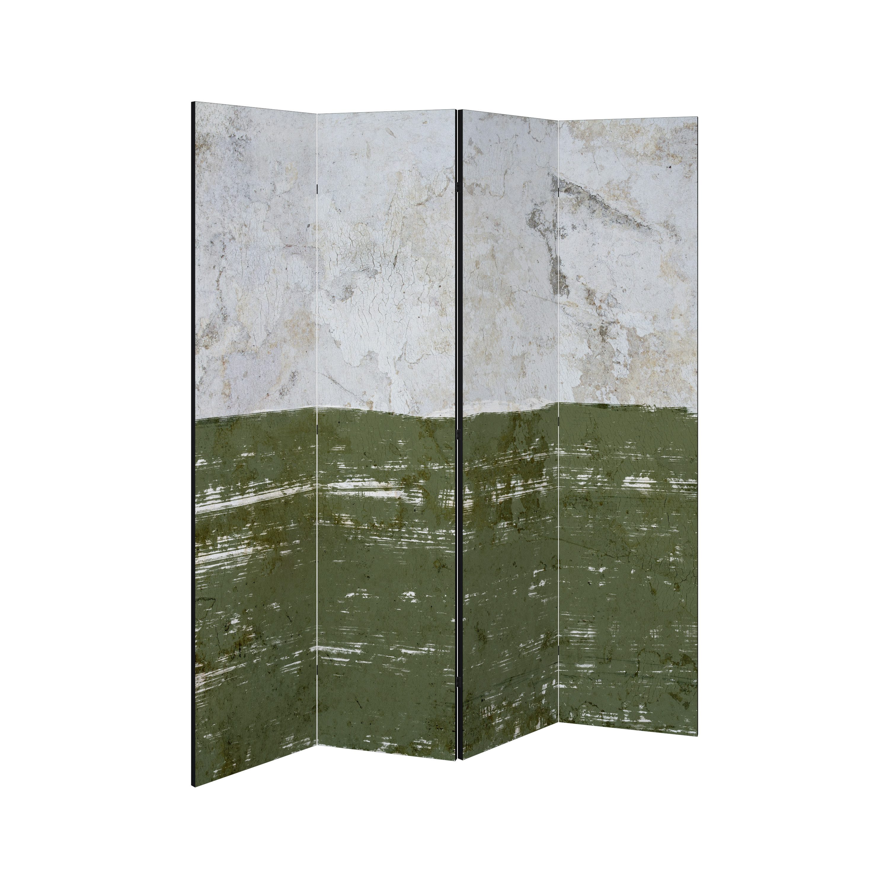 SPACEREBELS Paravent RUSTIC RADIANCE ASSEMBLED (1 St), Raumteiler mit 4 Paneelen, beidseitig bedruckt, 152 x 168 cm