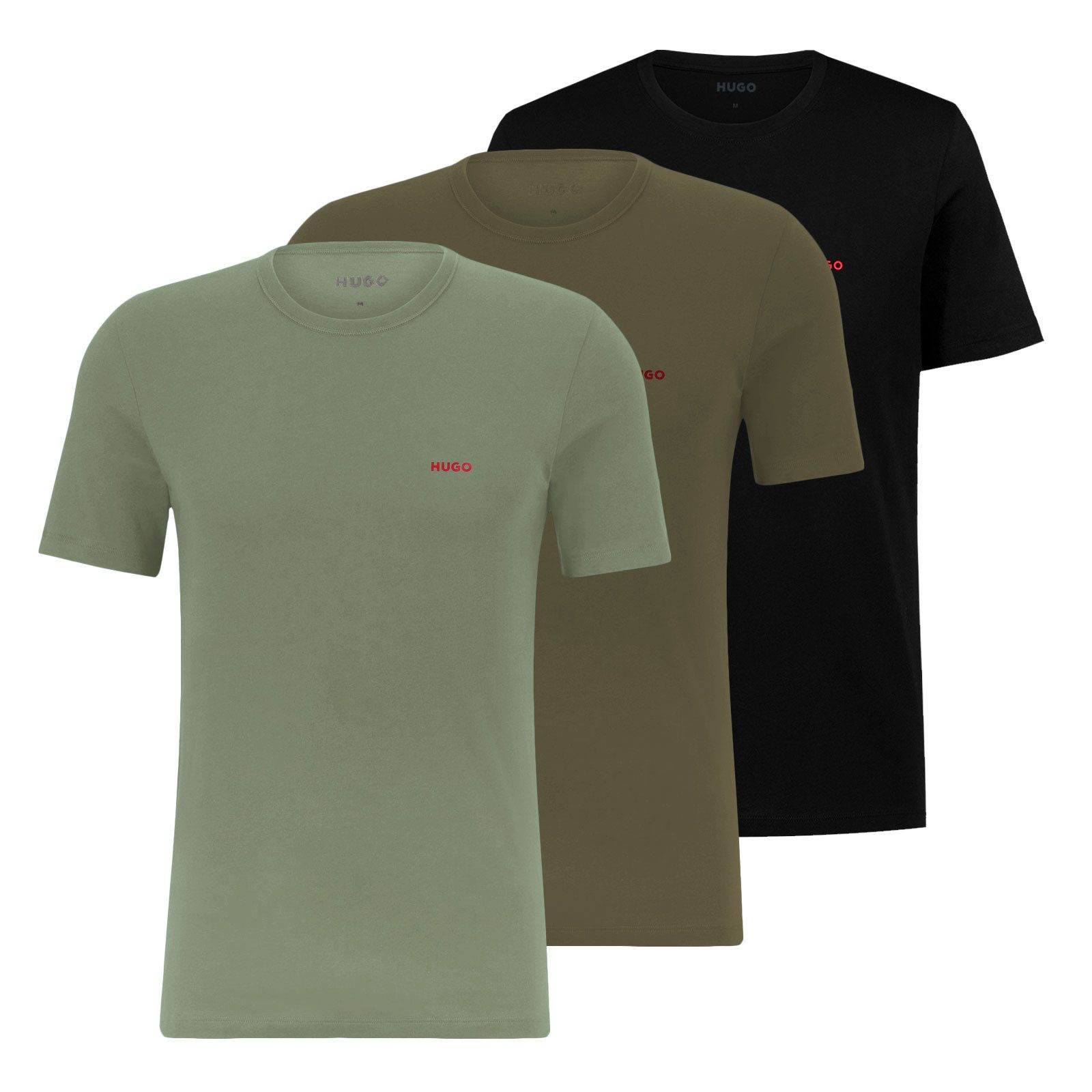 HUGO T-Shirt RN TRIPL (Packung, 3-tlg) günstig online kaufen