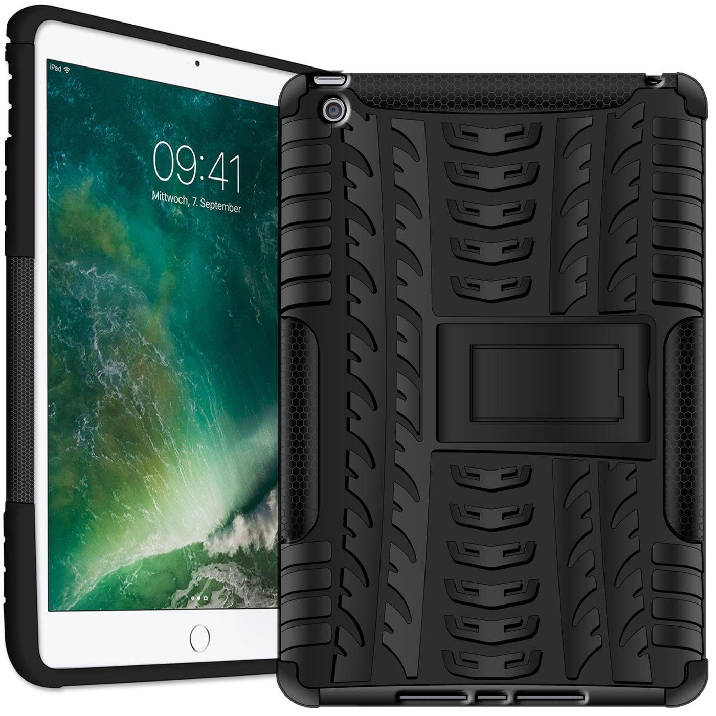 CoolGadget Tablet-Hülle Hybrid Outdoor Hülle für Apple iPad Air 2 9,7 Zoll, Hülle massiv Outdoor Schutzhülle für iPad Air 2 Tablet Case