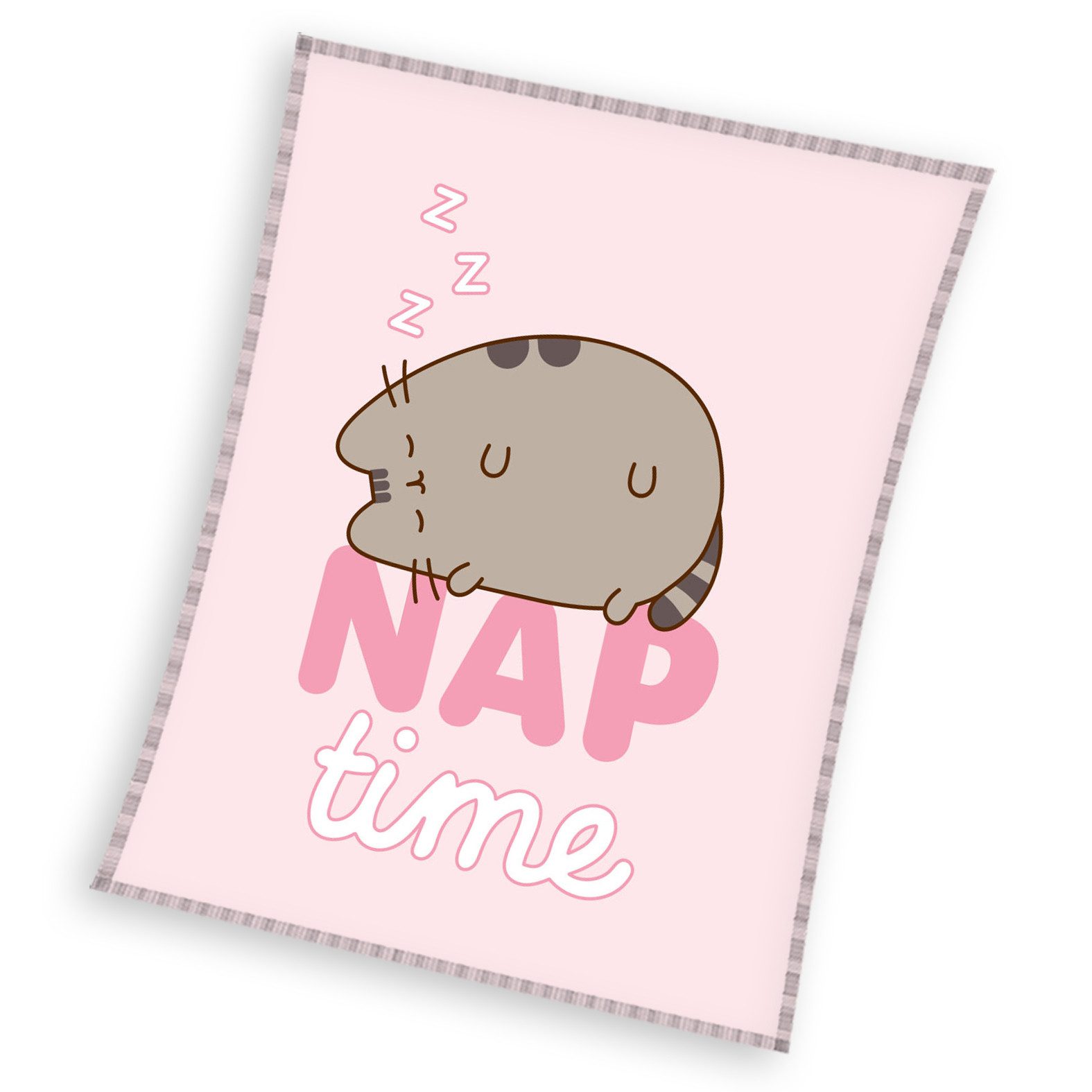 Kinderdecke Pusheen Fleecedecke Kuscheldecke 130 x 160 cm, Pusheen