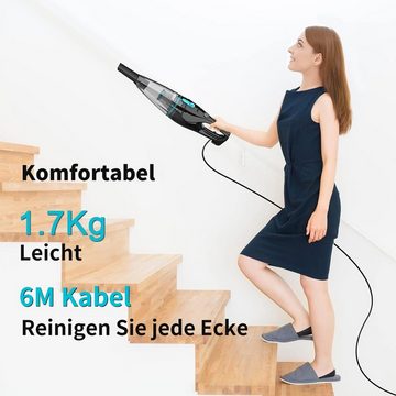 INSE Hand-und Stielstaubsauger R3S, 16Kpa stark Saugkraft 2in1 Stielstaubsauger