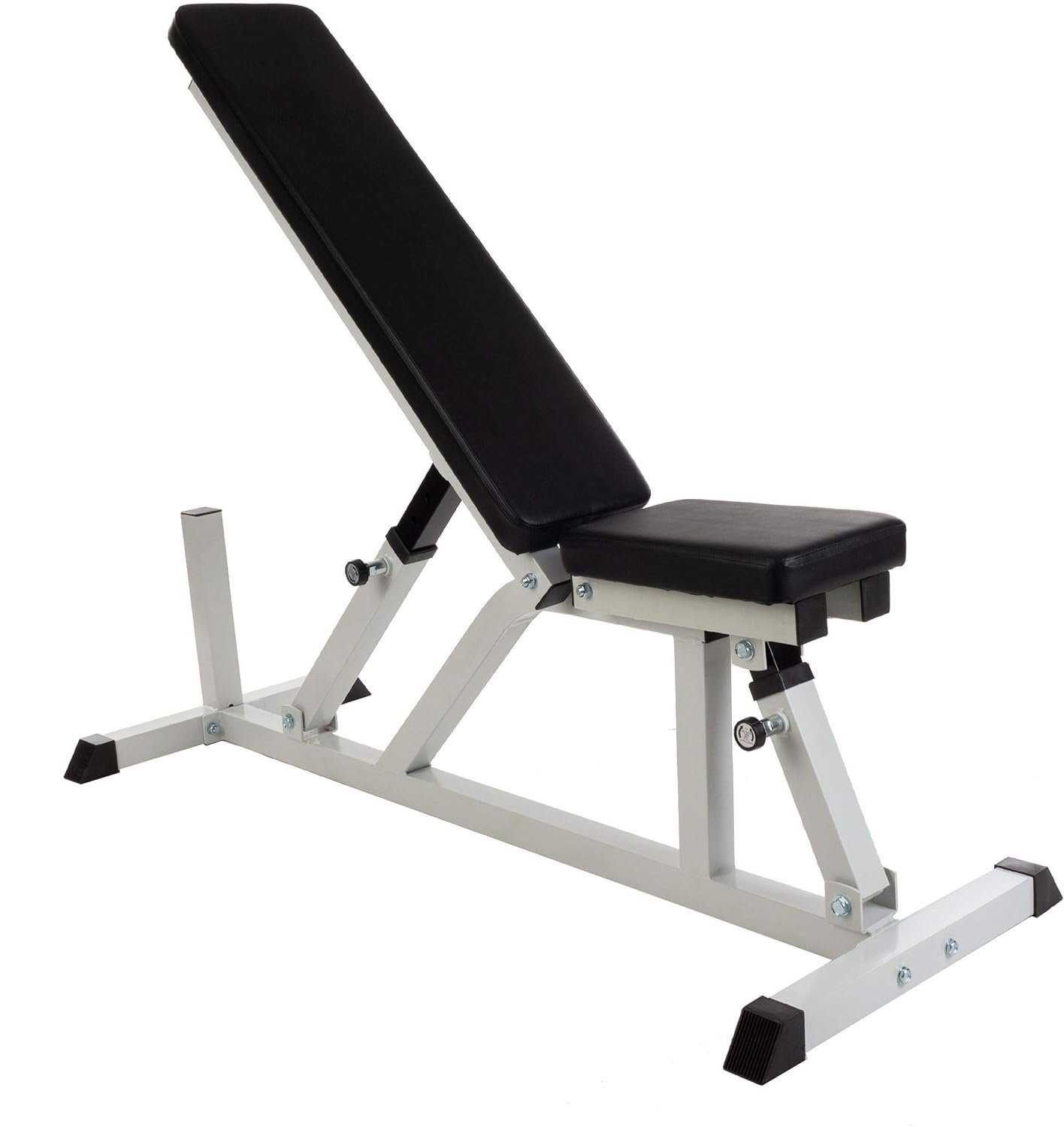 ScSPORTS® Hantelbank Schrägbank Hantelbank Verstellbar Fitnessbank Trainingsbank bis 200 kg, (1-tlg)