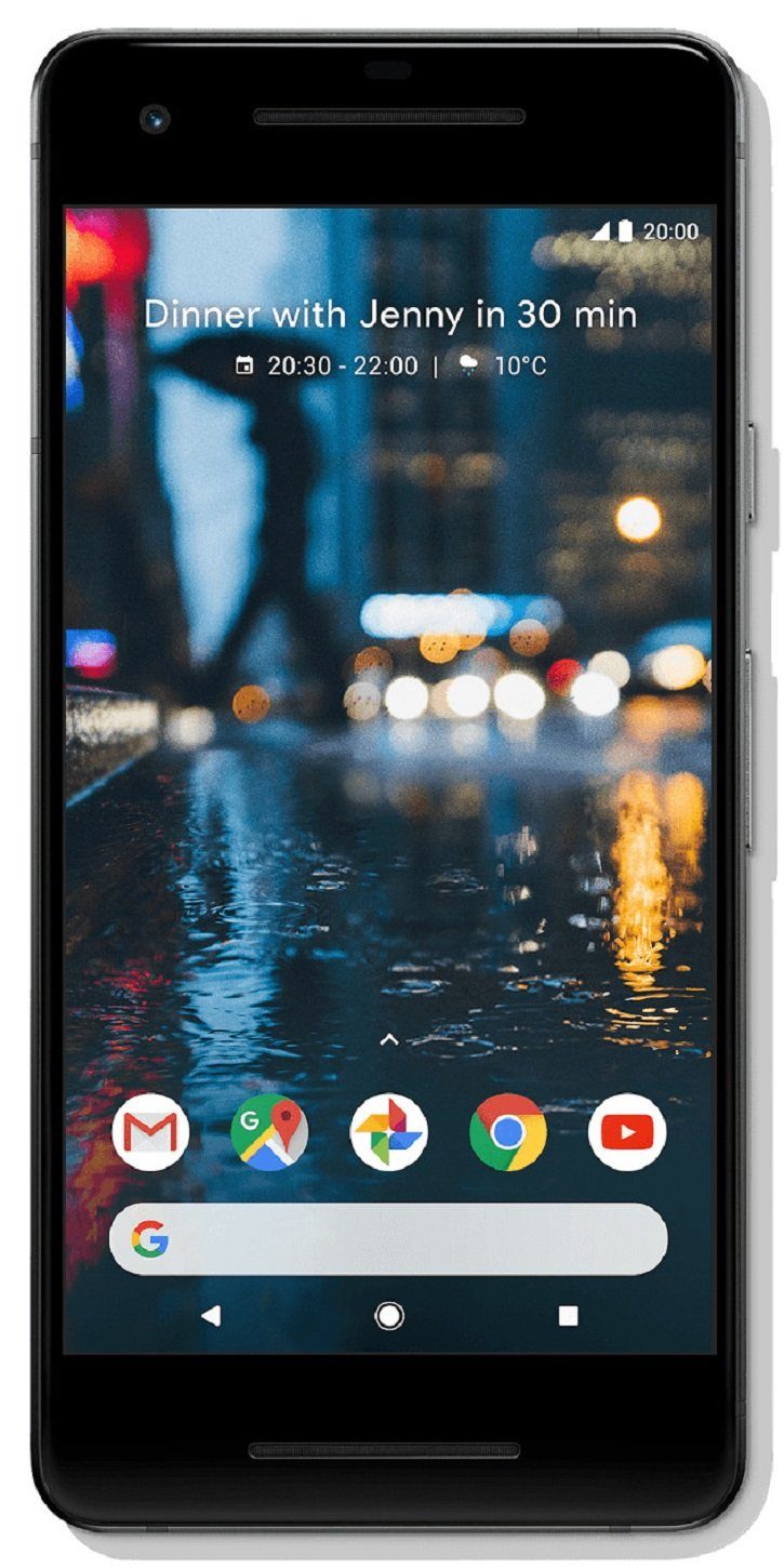 Google Pixel 2 Smartphone (12,70 cm/5,0 Zoll, 12,2 MP Kamera, Akku mit Schnellladefunktion)