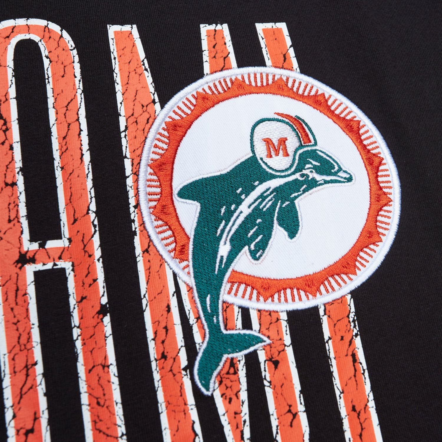 Ness ORIGINS & Mitchell Miami TEAM Print-Shirt Dolphins
