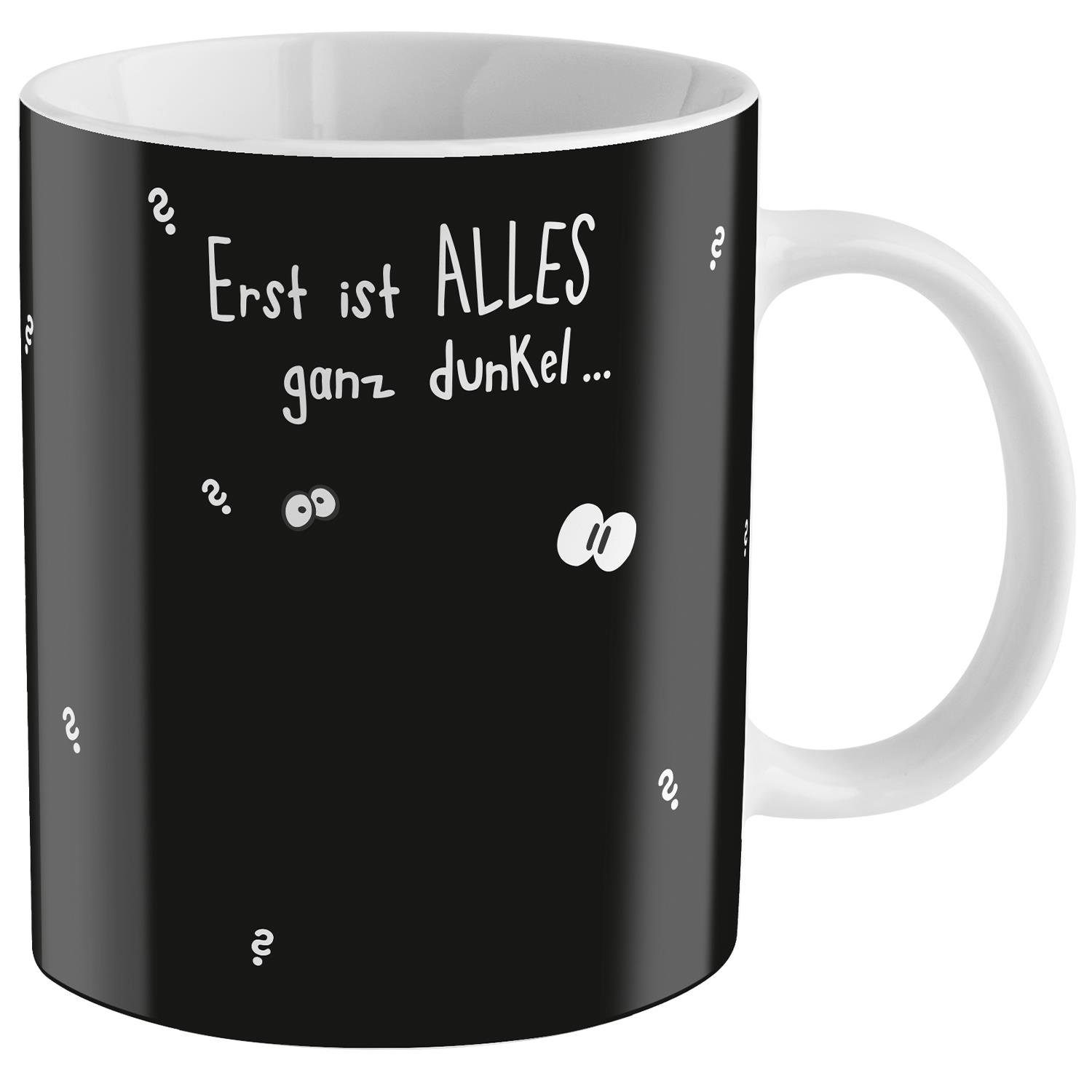 Sheepworld Tasse Farbwechseltasse Kaffe-Tee-Tasse Kaffeebecher 35cl Sheepworld Sonne, Material: Porzellan