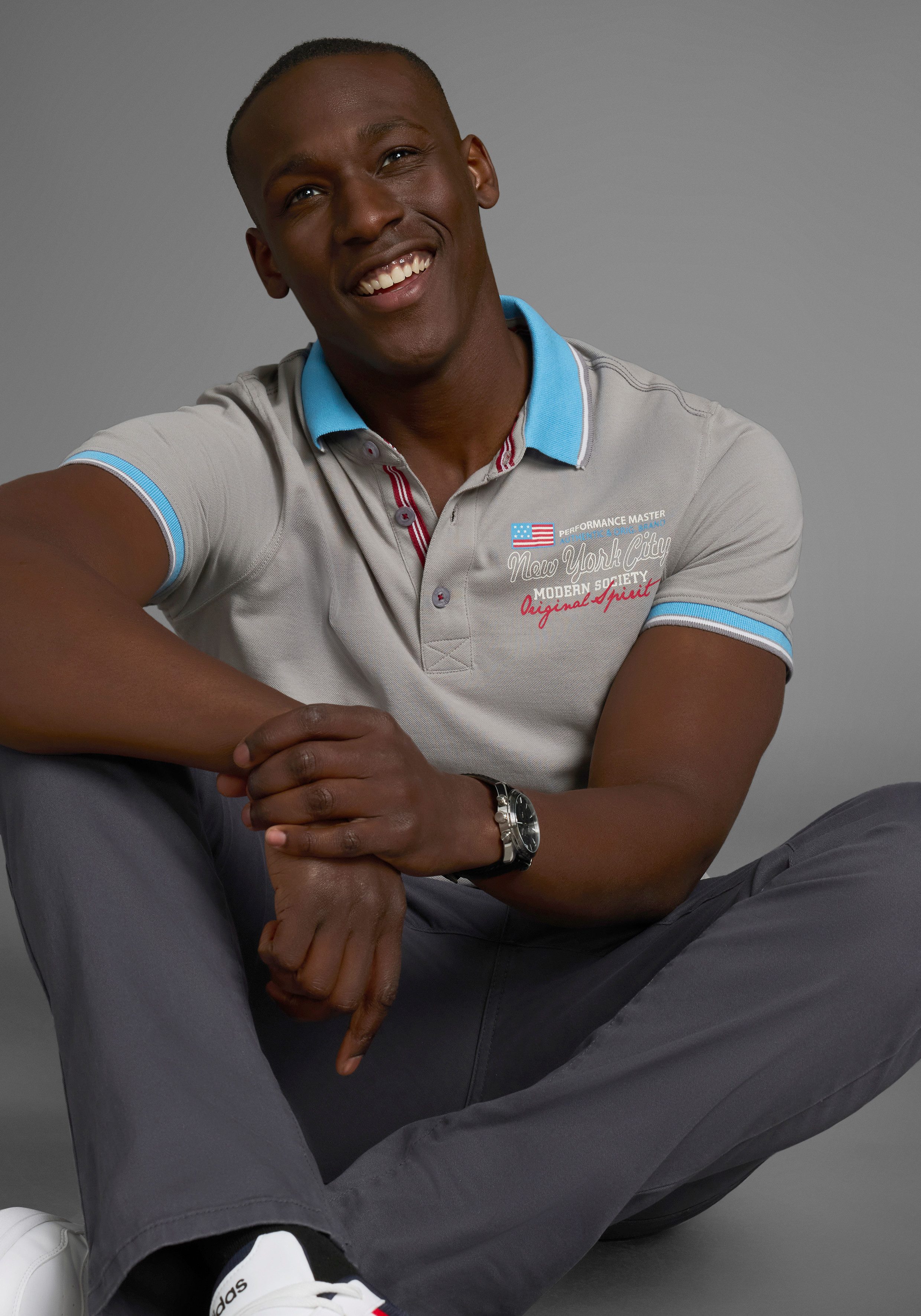 Man's World Poloshirt Kurzarm, lässige Passform, günstig online kaufen