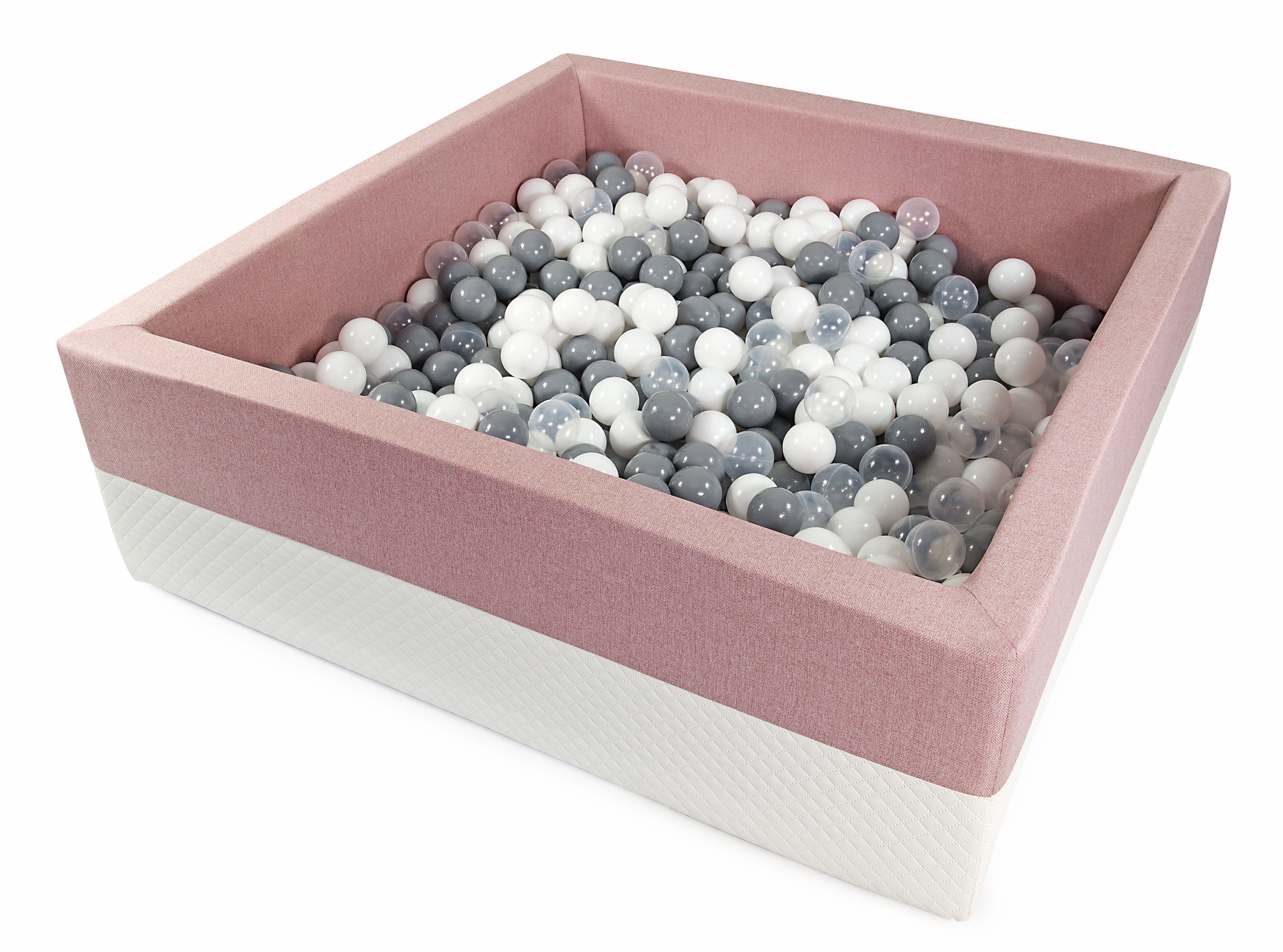 Ajababy Bällebad-Bälle Bällebad XXL Luxus Bällebad Bällepool 120x120x40 mit 500 Bällen