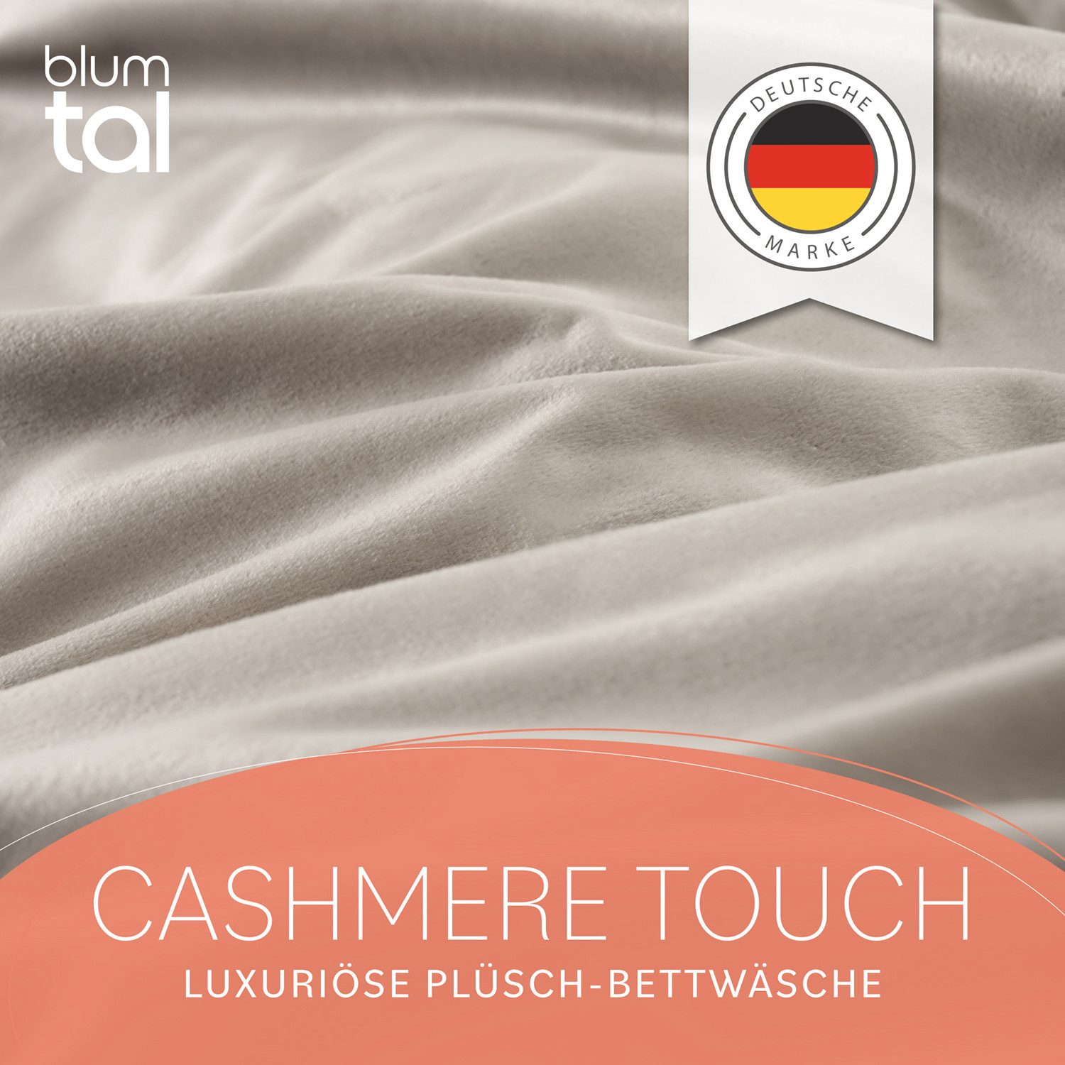 Blumtal Bettwäsche Cashmere-Touch Plüsch, warme Winterbettwäsche günstig online kaufen